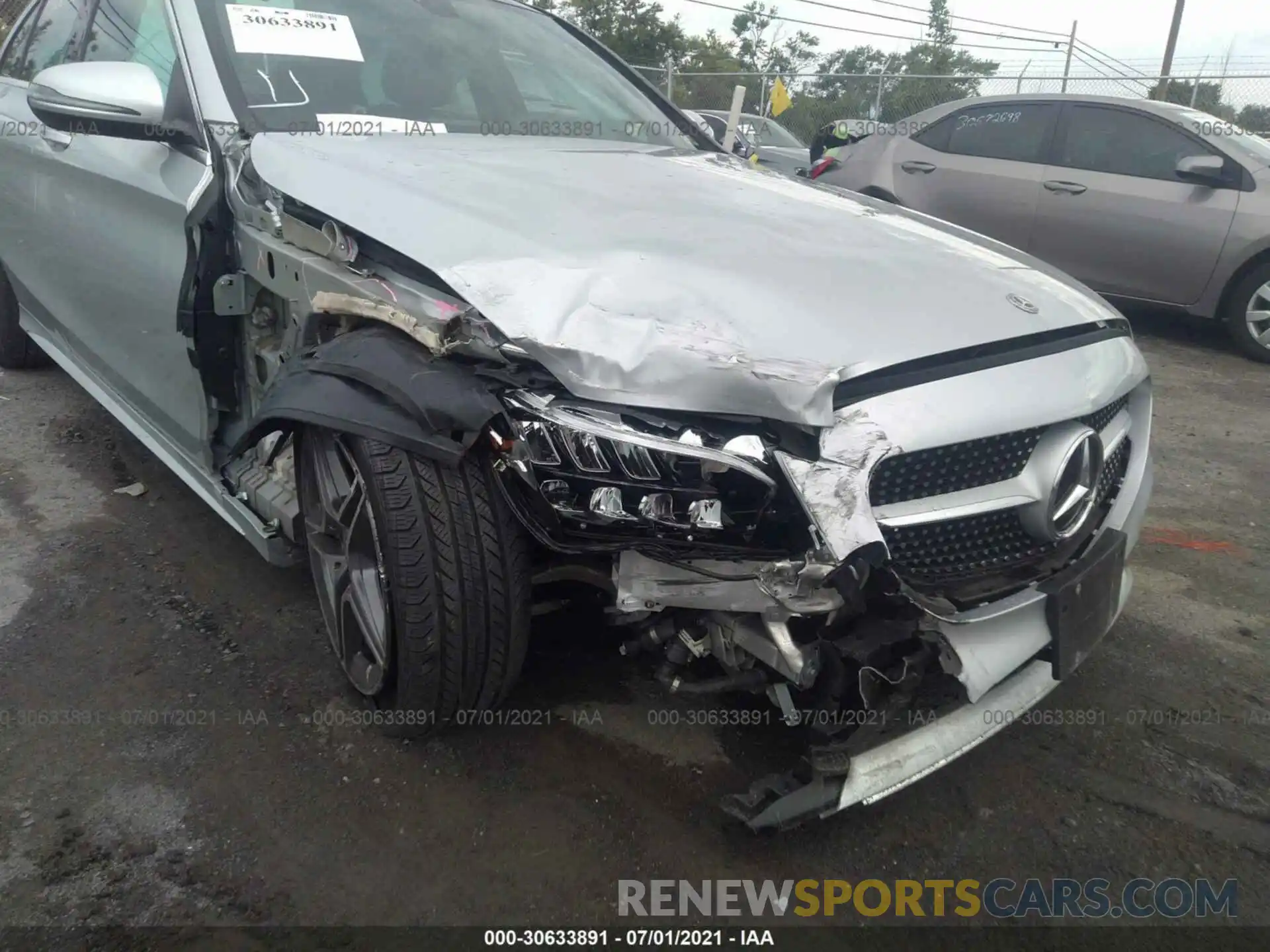 6 Photograph of a damaged car W1KWF8EB0LR567378 MERCEDES-BENZ C-CLASS 2020