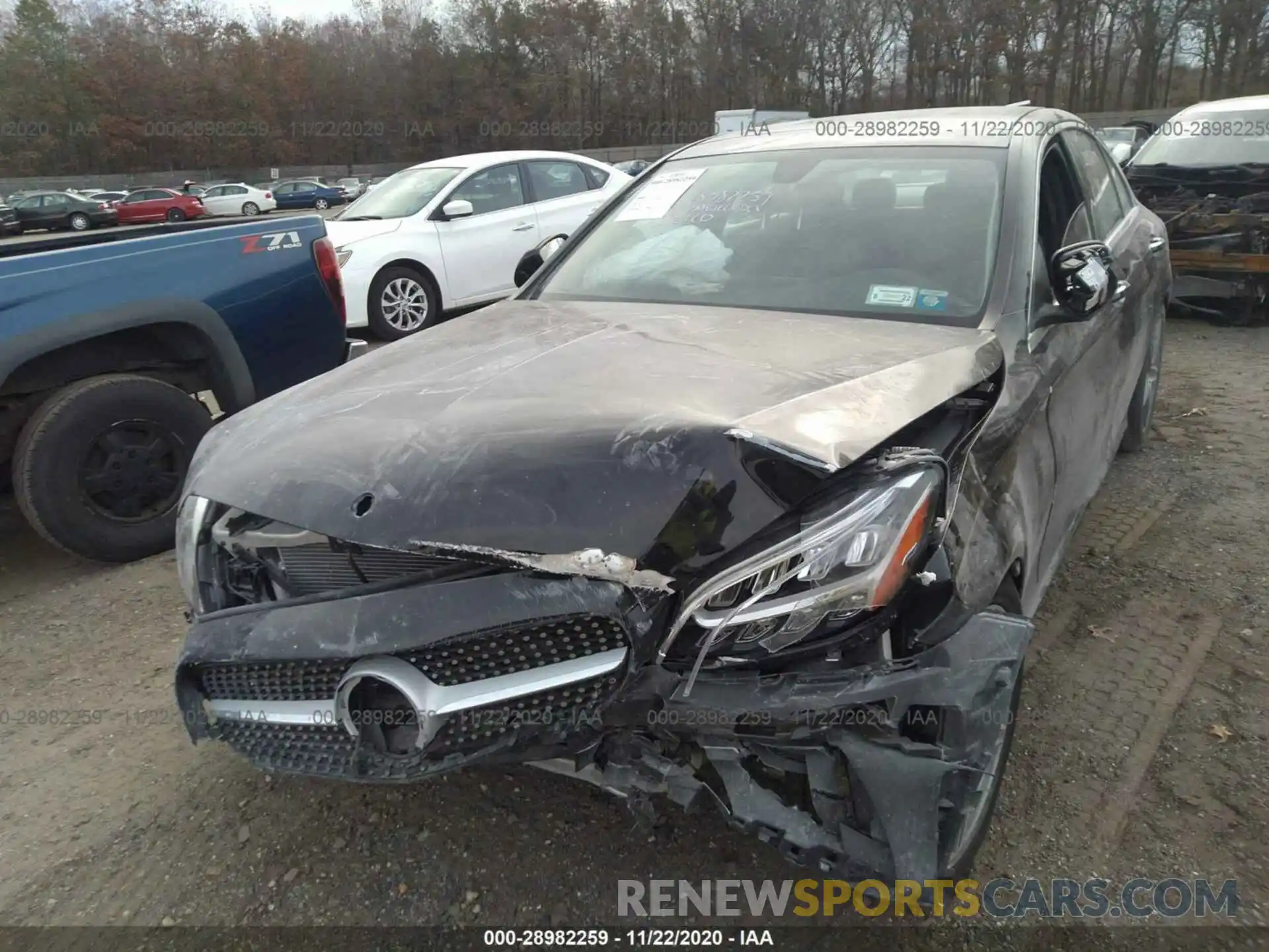 6 Photograph of a damaged car W1KWF8EB0LR572063 MERCEDES-BENZ C-CLASS 2020