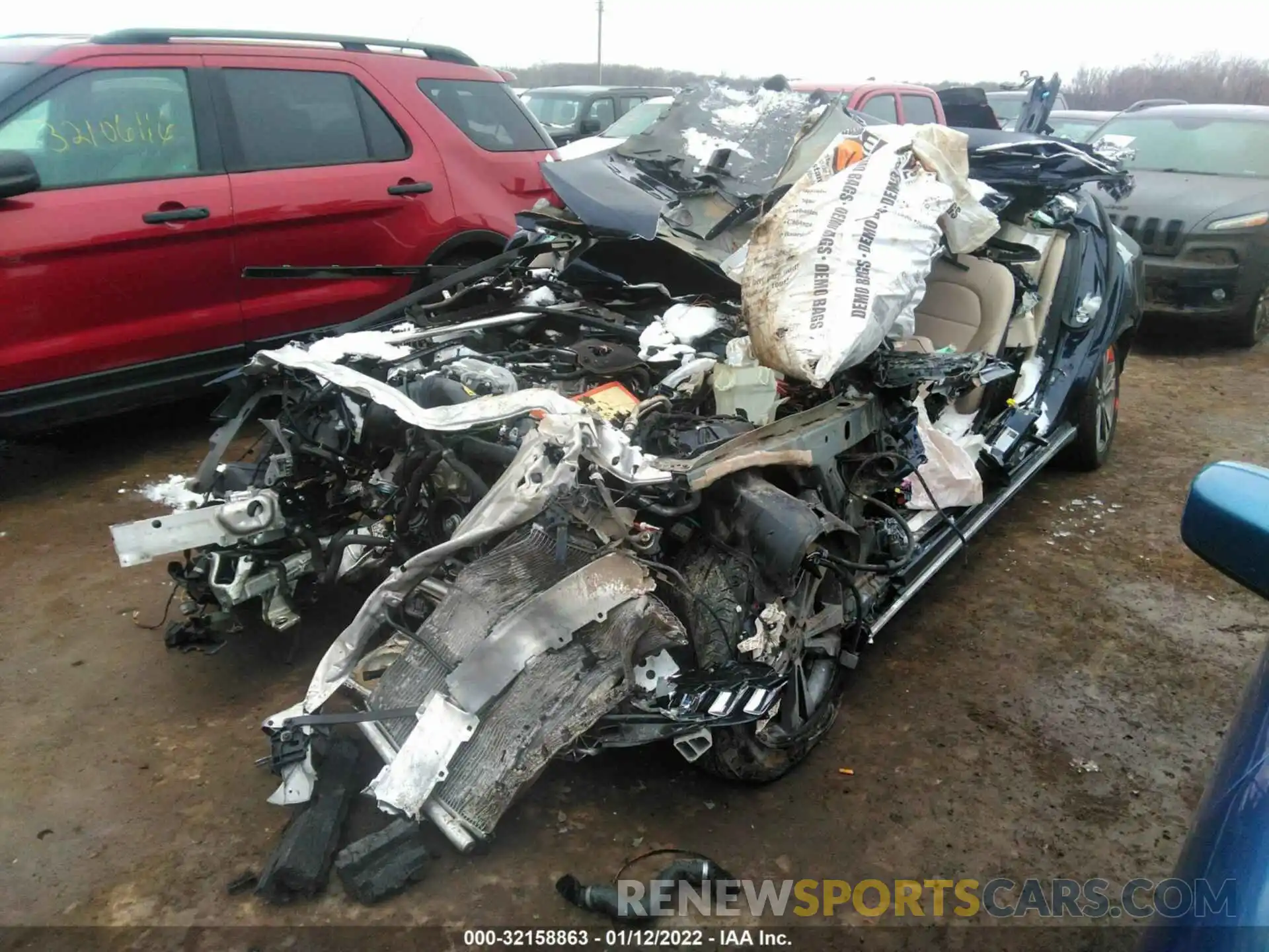 2 Photograph of a damaged car W1KWF8EB0LR576212 MERCEDES-BENZ C-CLASS 2020