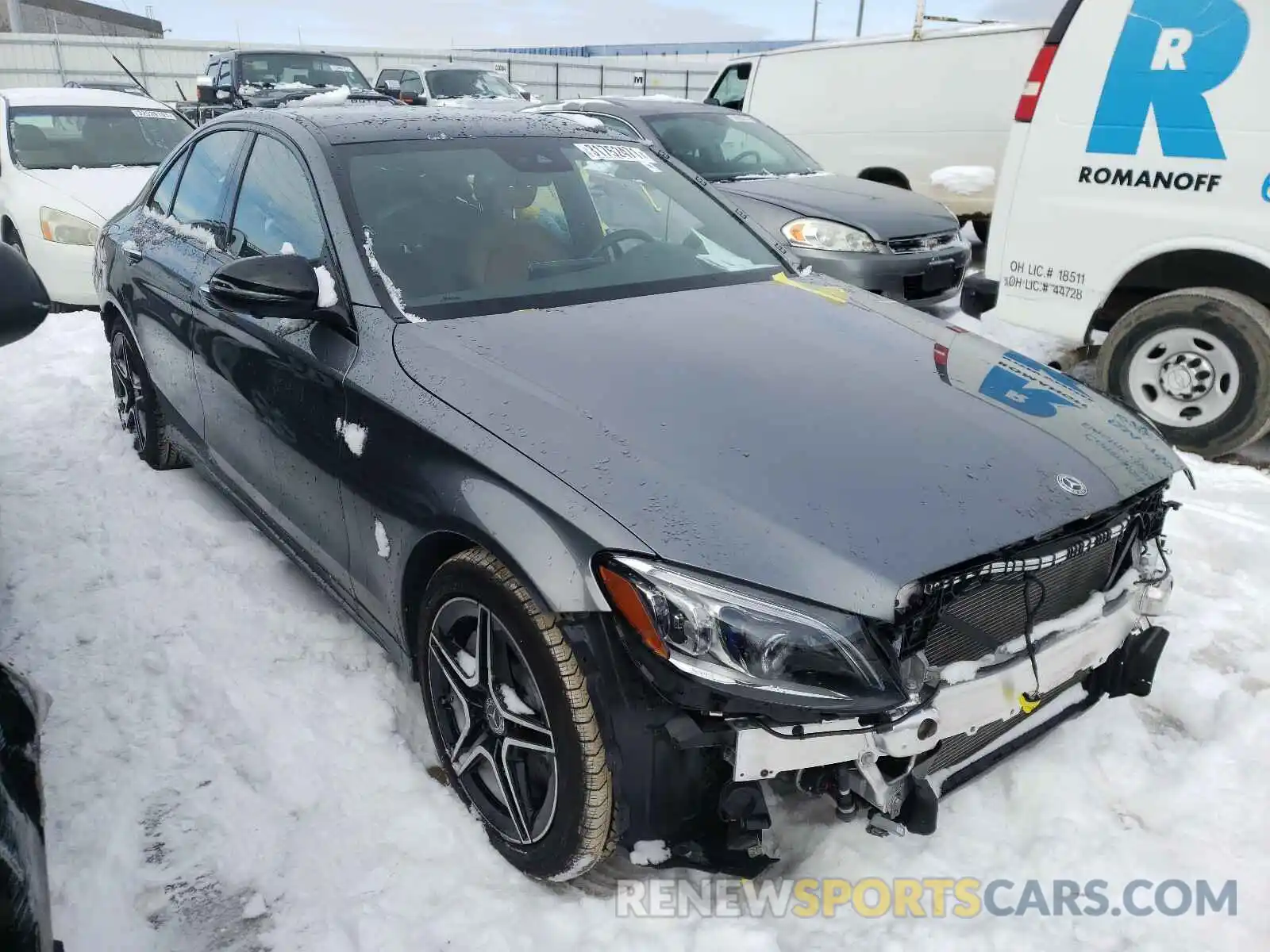 1 Photograph of a damaged car W1KWF8EB0LR589025 MERCEDES-BENZ C CLASS 2020