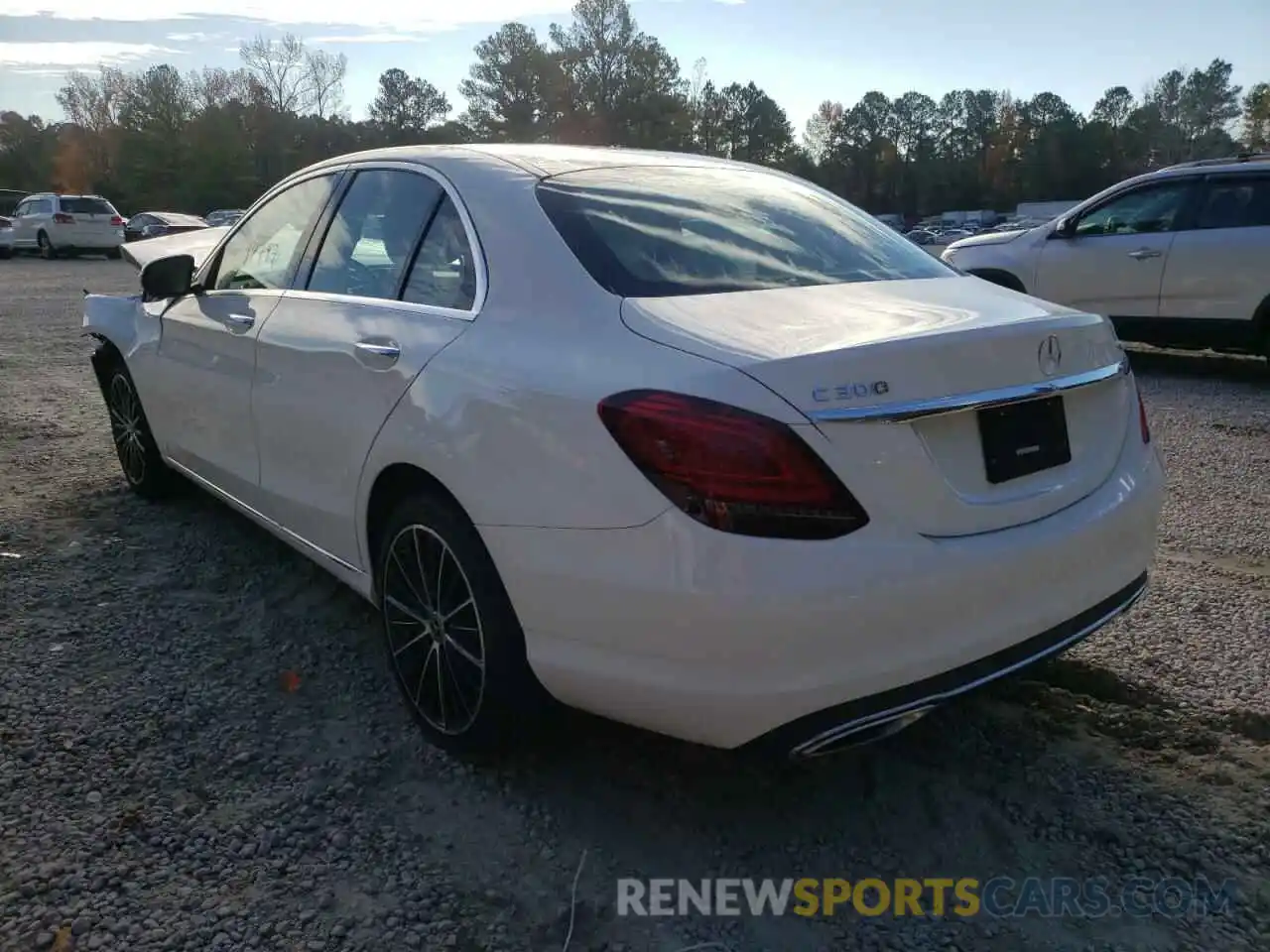 3 Photograph of a damaged car W1KWF8EB0LR590871 MERCEDES-BENZ C-CLASS 2020