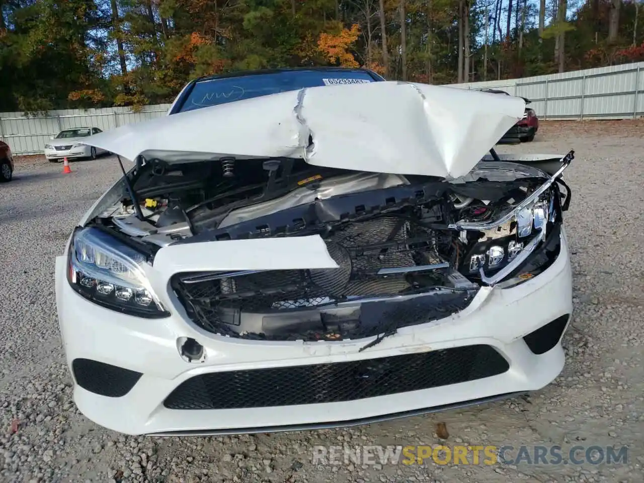 9 Photograph of a damaged car W1KWF8EB0LR590871 MERCEDES-BENZ C-CLASS 2020