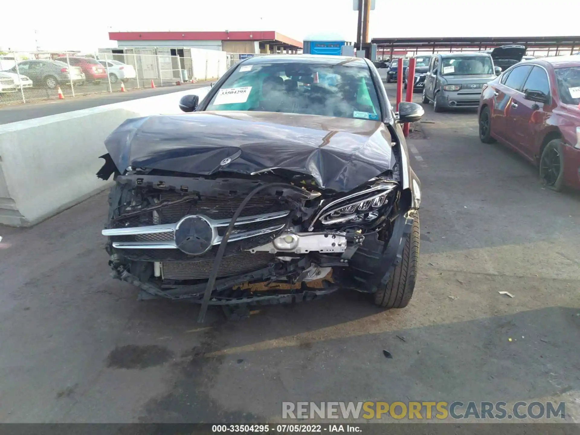 6 Photograph of a damaged car W1KWF8EB0LR599702 MERCEDES-BENZ C-CLASS 2020