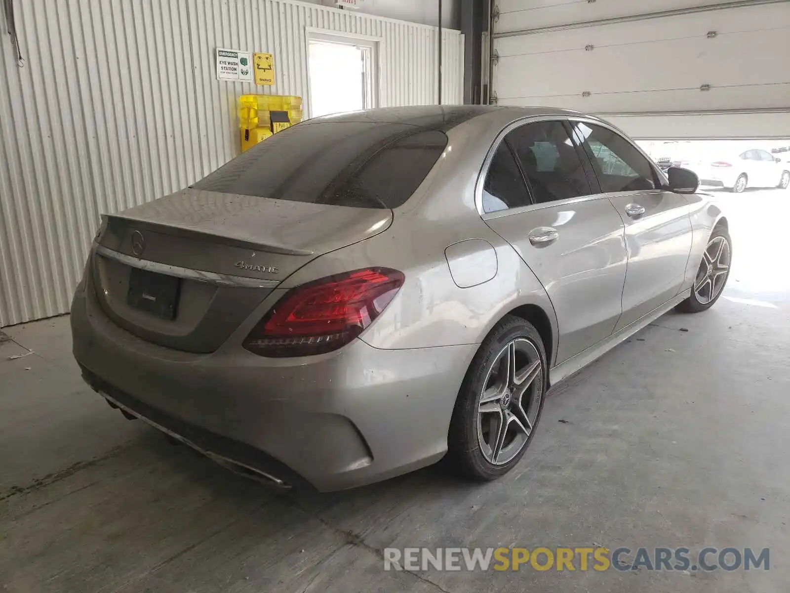 4 Photograph of a damaged car W1KWF8EB1LR578857 MERCEDES-BENZ C-CLASS 2020