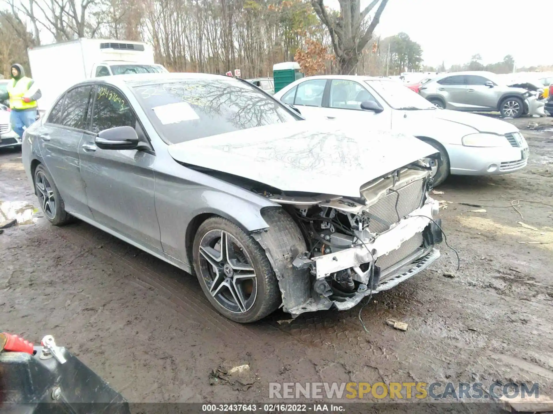 1 Photograph of a damaged car W1KWF8EB1LR596226 MERCEDES-BENZ C-CLASS 2020