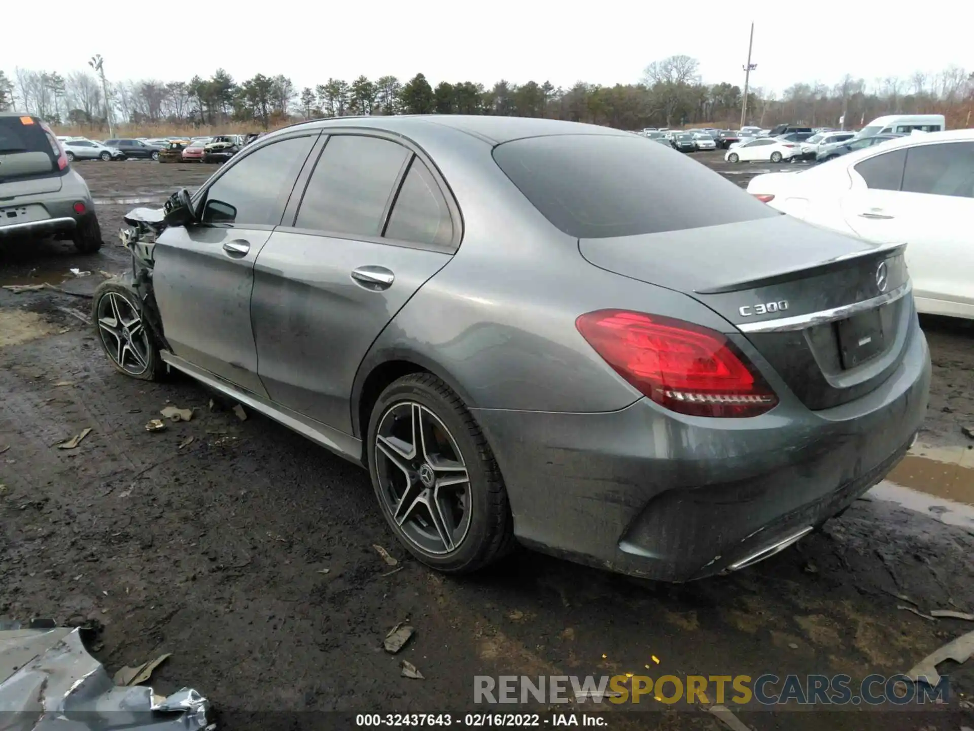 3 Photograph of a damaged car W1KWF8EB1LR596226 MERCEDES-BENZ C-CLASS 2020