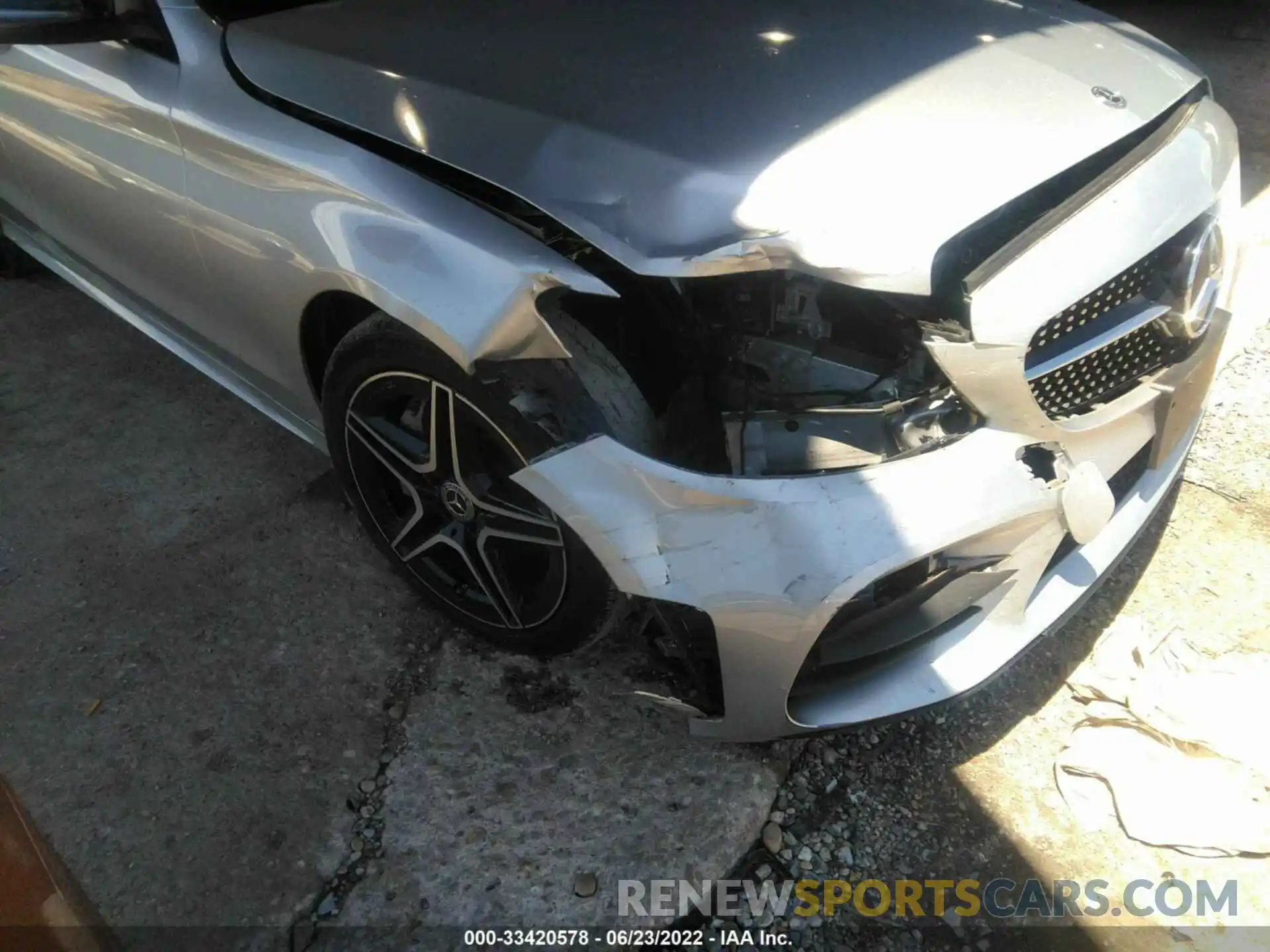 6 Photograph of a damaged car W1KWF8EB2LR594940 MERCEDES-BENZ C-CLASS 2020