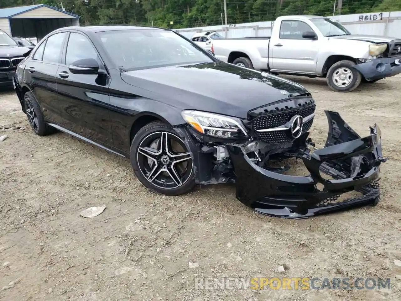 1 Photograph of a damaged car W1KWF8EB3LR572915 MERCEDES-BENZ C-CLASS 2020