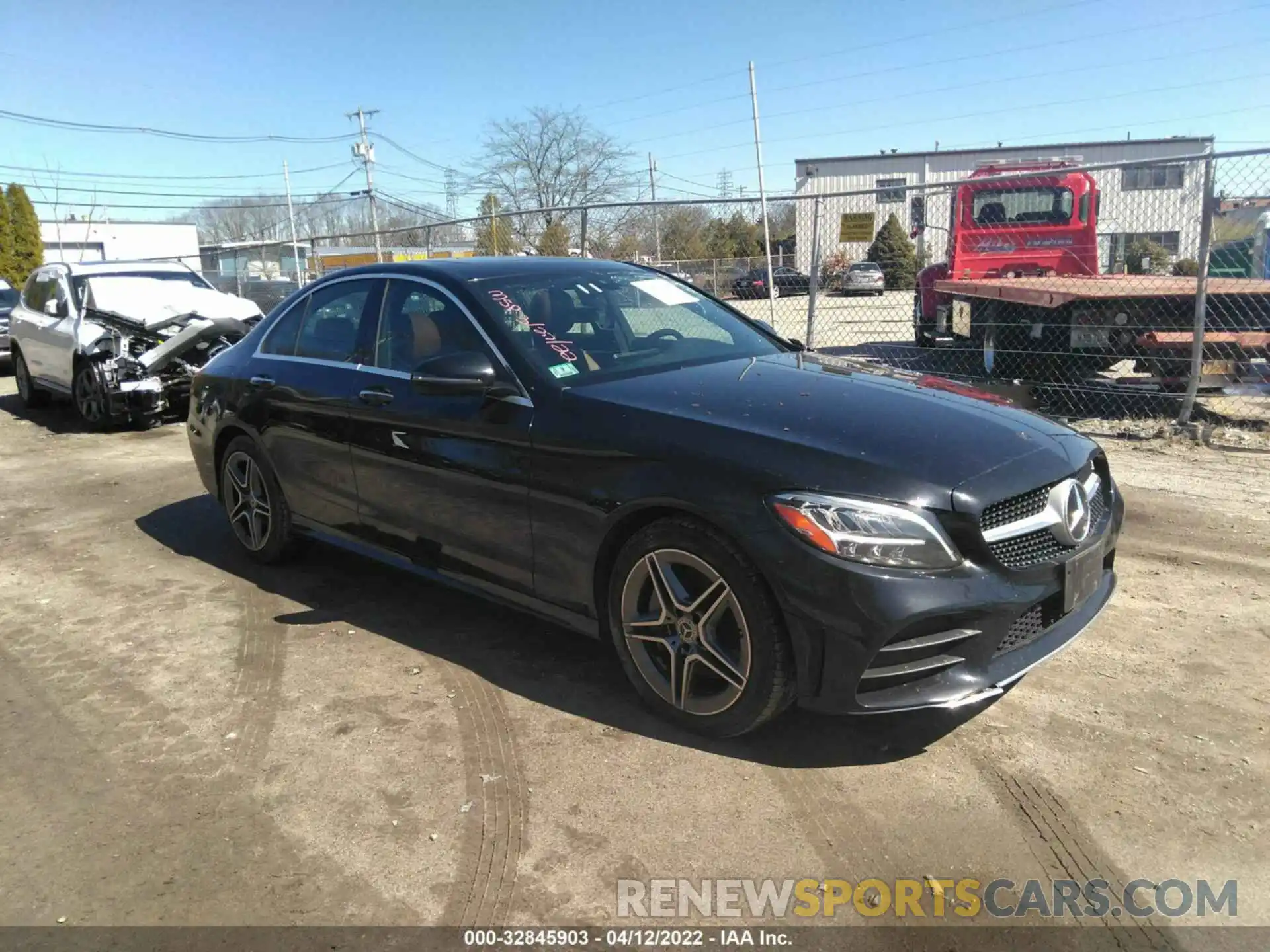 1 Photograph of a damaged car W1KWF8EB3LR574423 MERCEDES-BENZ C-CLASS 2020