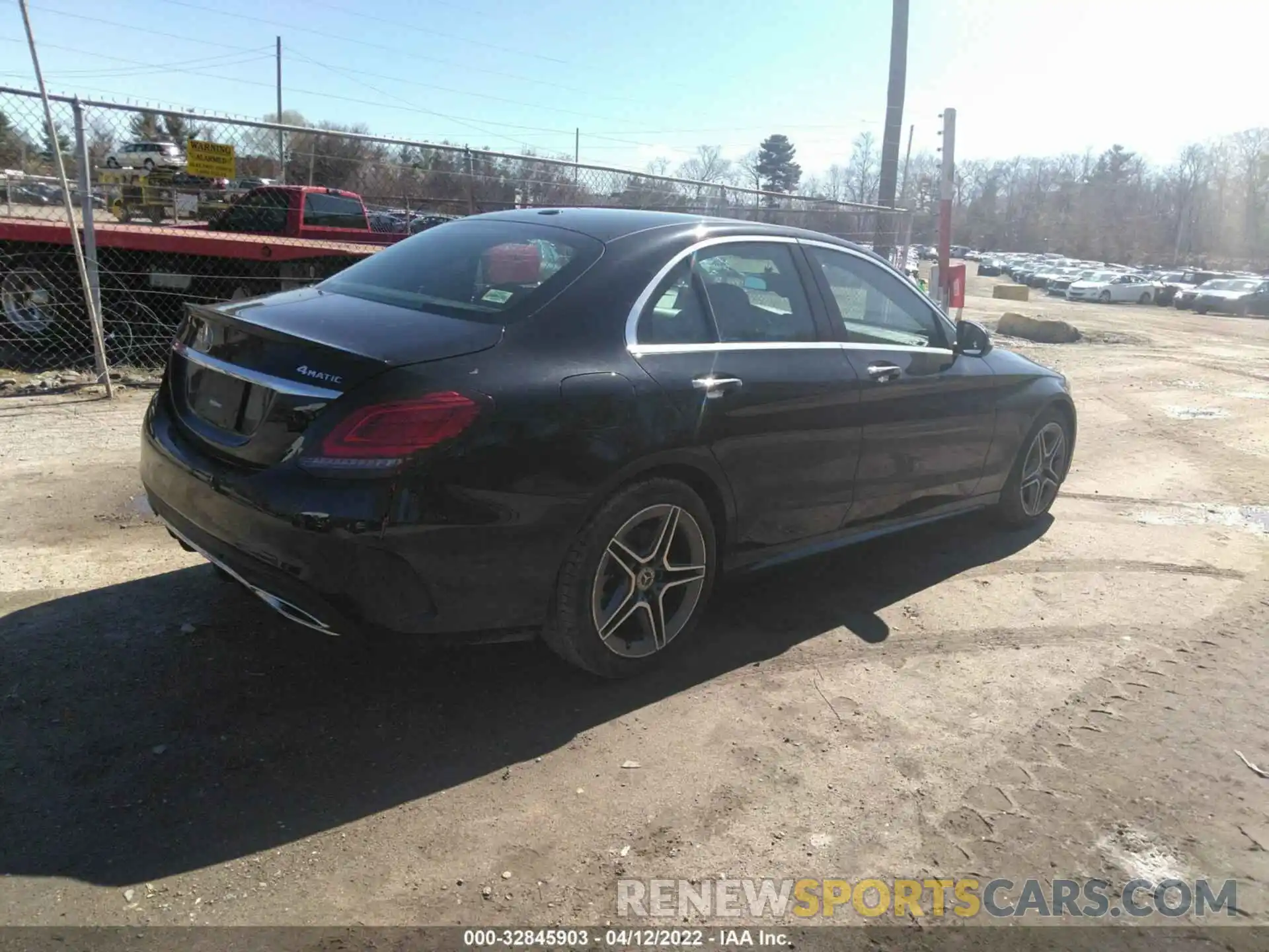 4 Photograph of a damaged car W1KWF8EB3LR574423 MERCEDES-BENZ C-CLASS 2020