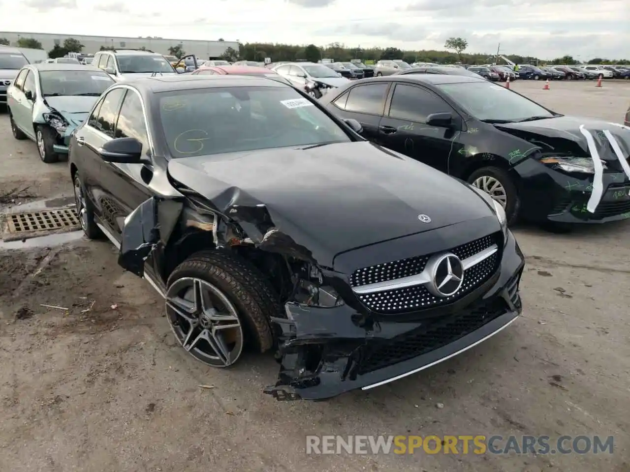 1 Photograph of a damaged car W1KWF8EB3LR575071 MERCEDES-BENZ C-CLASS 2020