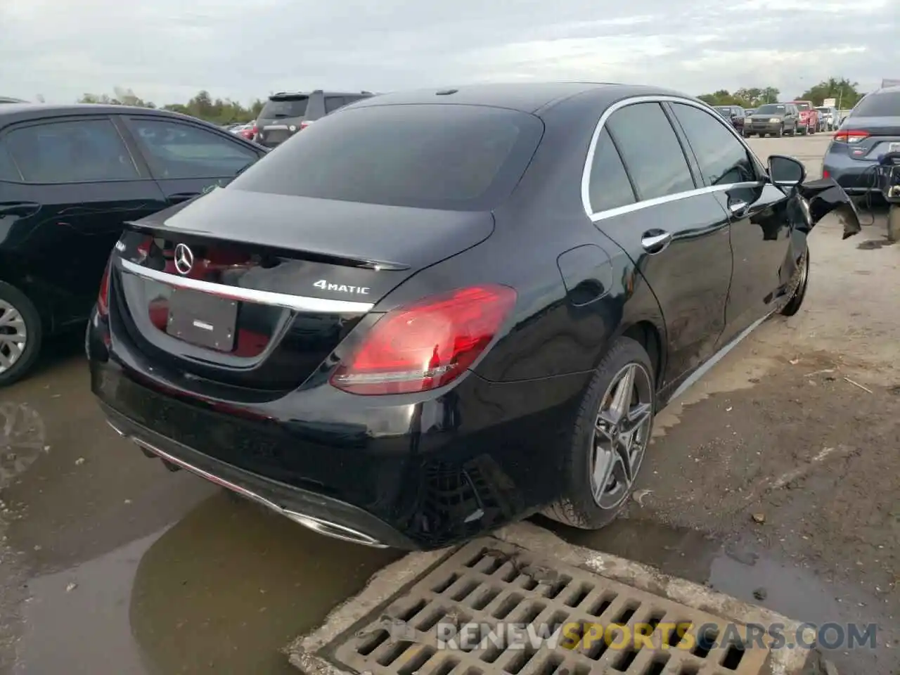 4 Photograph of a damaged car W1KWF8EB3LR575071 MERCEDES-BENZ C-CLASS 2020