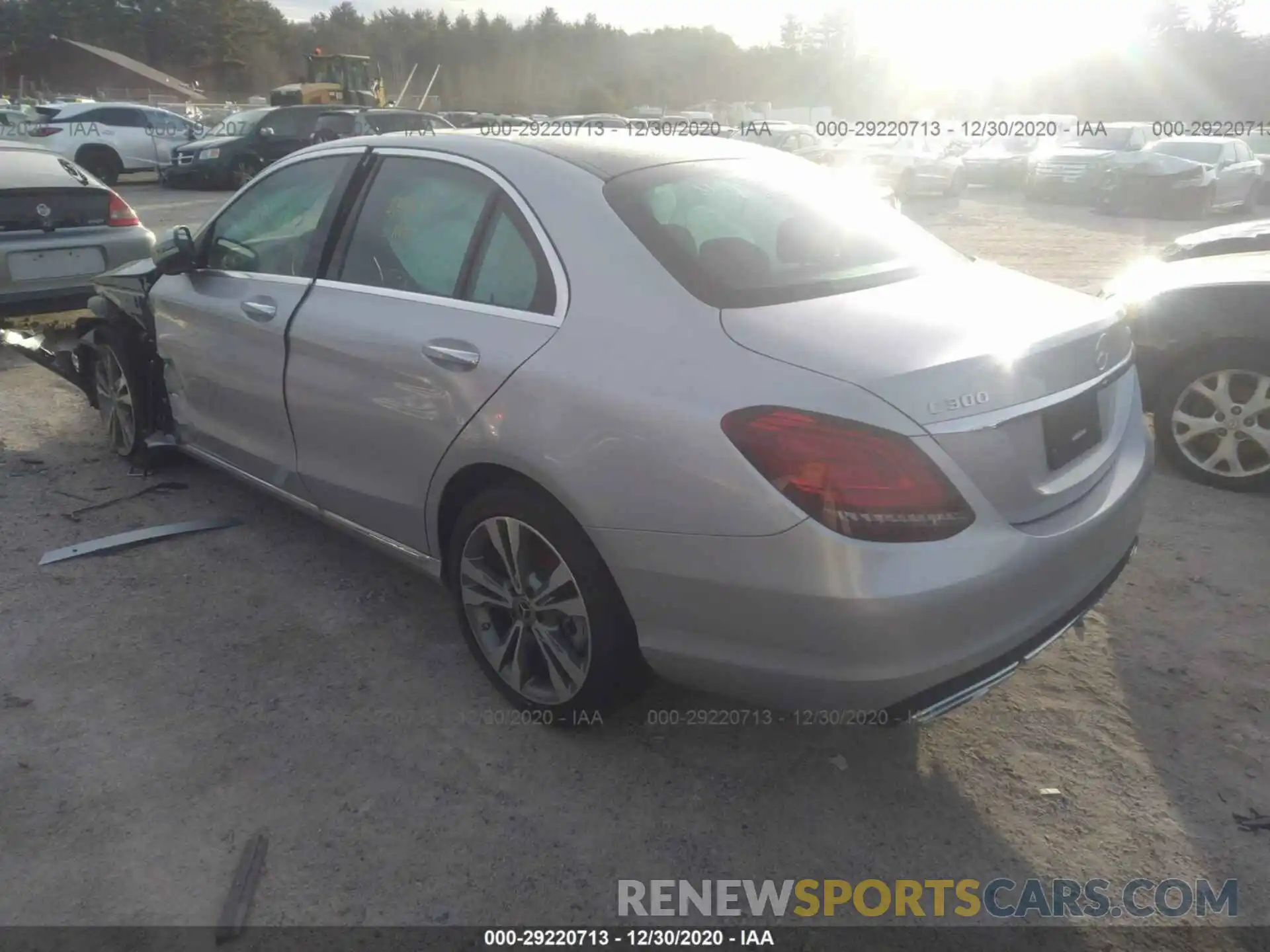 3 Photograph of a damaged car W1KWF8EB3LR594350 MERCEDES-BENZ C-CLASS 2020