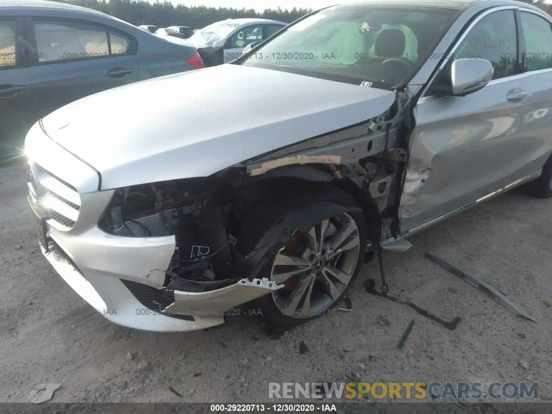 6 Photograph of a damaged car W1KWF8EB3LR594350 MERCEDES-BENZ C-CLASS 2020