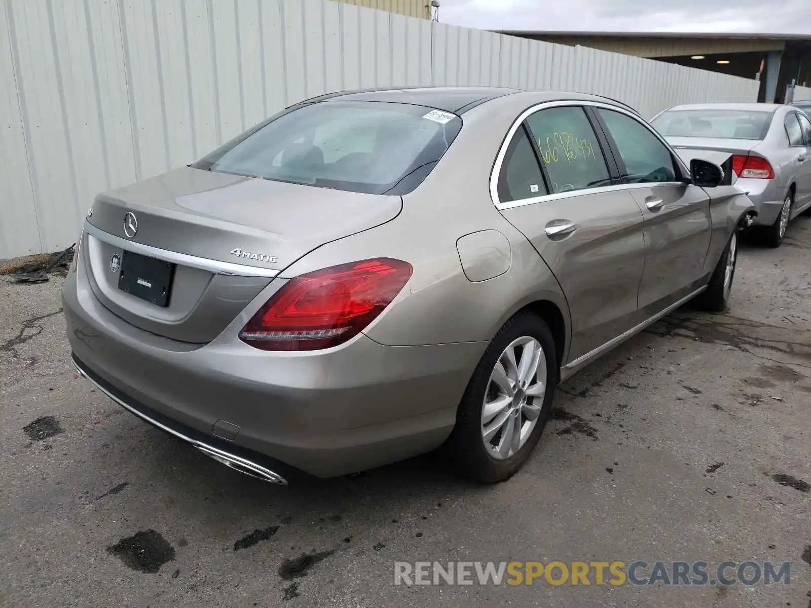 4 Photograph of a damaged car W1KWF8EB3LR594445 MERCEDES-BENZ C-CLASS 2020