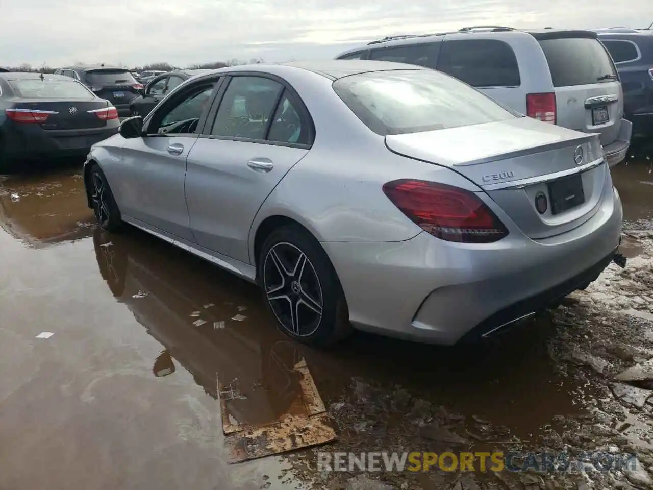 3 Photograph of a damaged car W1KWF8EB3LR596454 MERCEDES-BENZ C-CLASS 2020