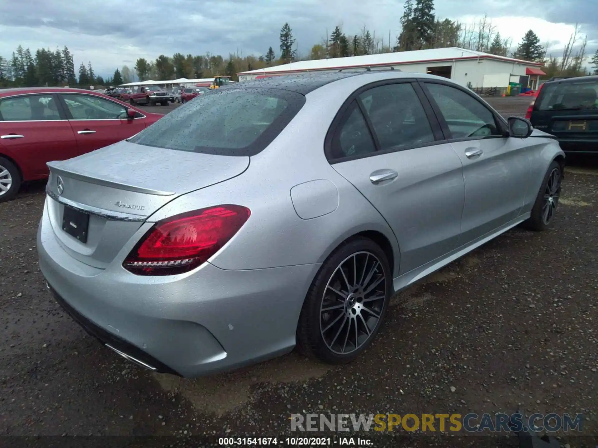 4 Photograph of a damaged car W1KWF8EB4LR565438 MERCEDES-BENZ C-CLASS 2020