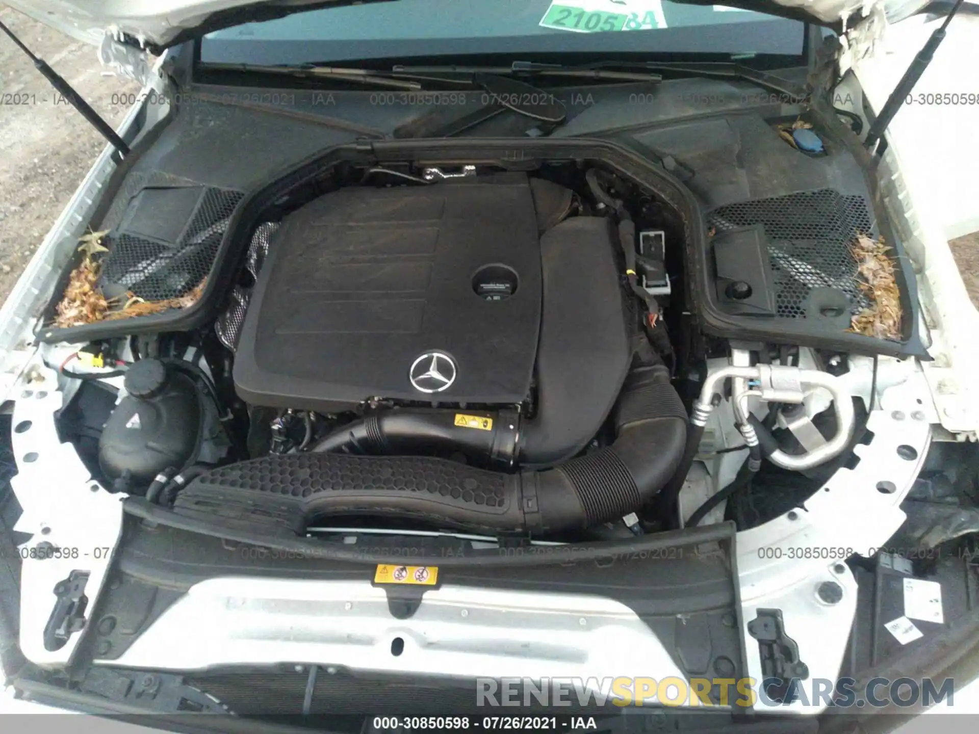 10 Photograph of a damaged car W1KWF8EB4LR565603 MERCEDES-BENZ C-CLASS 2020