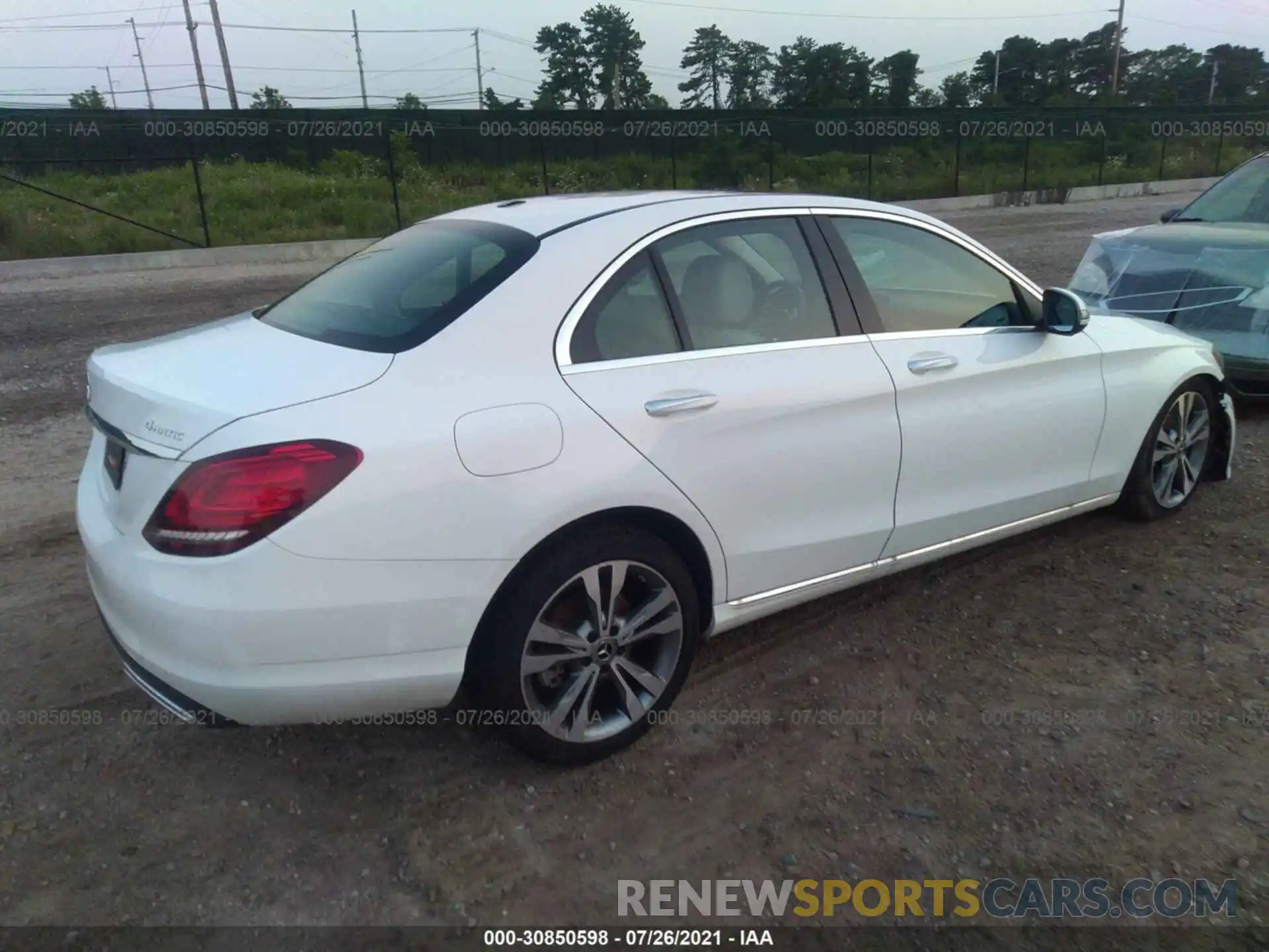 4 Photograph of a damaged car W1KWF8EB4LR565603 MERCEDES-BENZ C-CLASS 2020