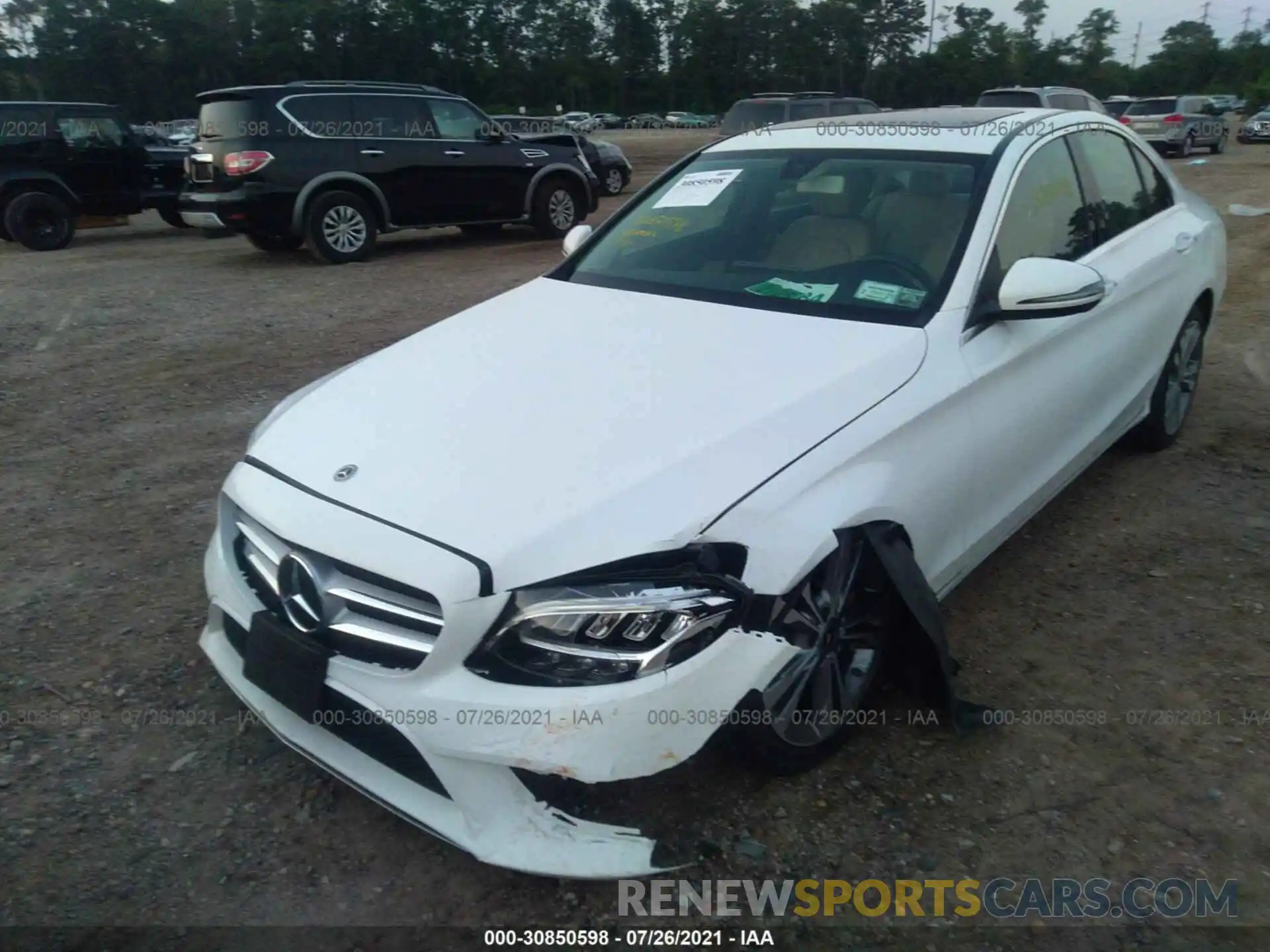 6 Photograph of a damaged car W1KWF8EB4LR565603 MERCEDES-BENZ C-CLASS 2020