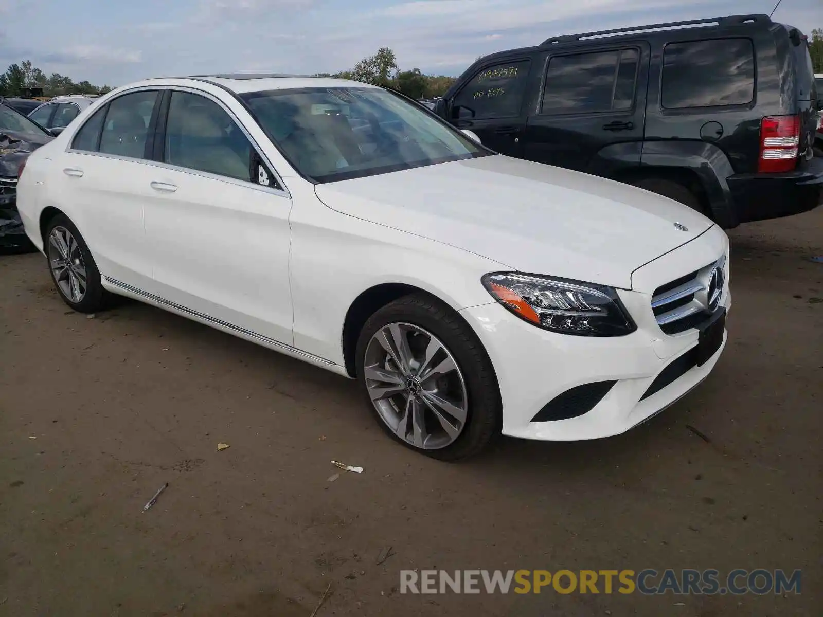 1 Photograph of a damaged car W1KWF8EB4LR572566 MERCEDES-BENZ C-CLASS 2020