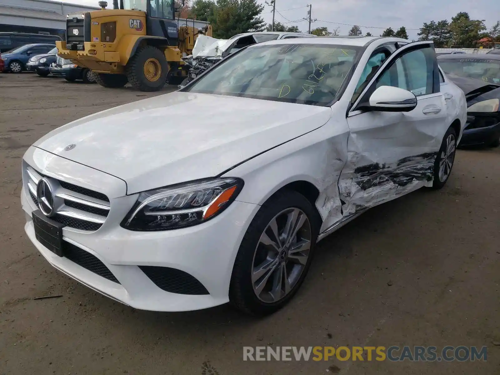 2 Photograph of a damaged car W1KWF8EB4LR572566 MERCEDES-BENZ C-CLASS 2020