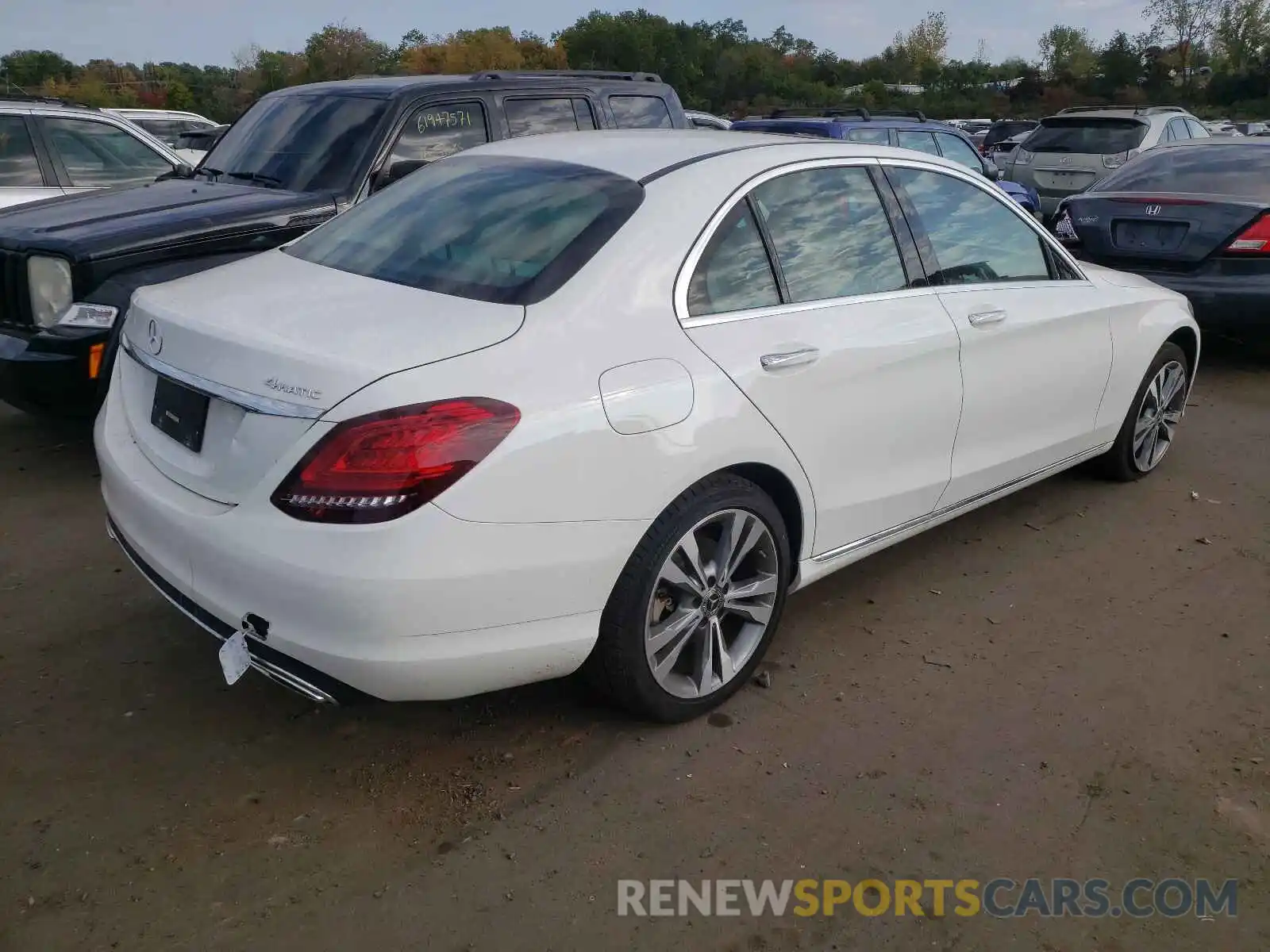 4 Photograph of a damaged car W1KWF8EB4LR572566 MERCEDES-BENZ C-CLASS 2020