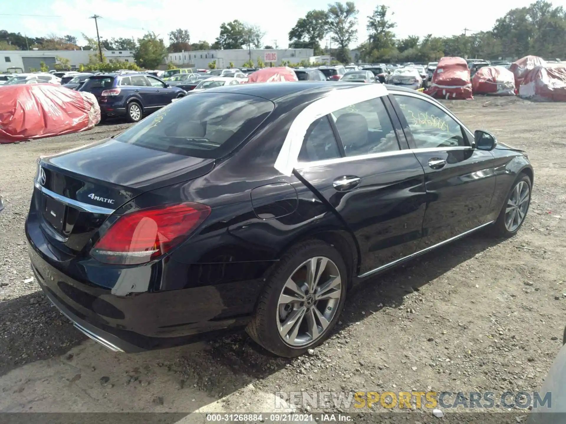 4 Photograph of a damaged car W1KWF8EB4LR576939 MERCEDES-BENZ C-CLASS 2020