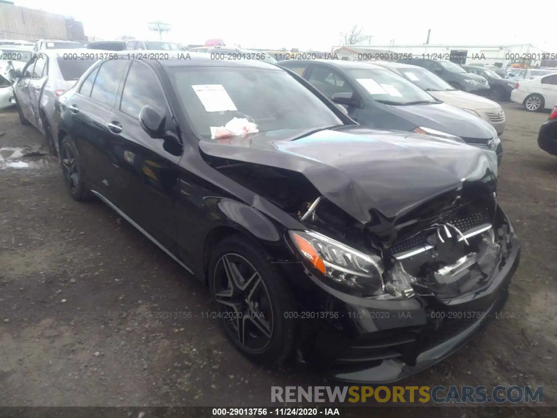 1 Photograph of a damaged car W1KWF8EB4LR596530 MERCEDES-BENZ C-CLASS 2020