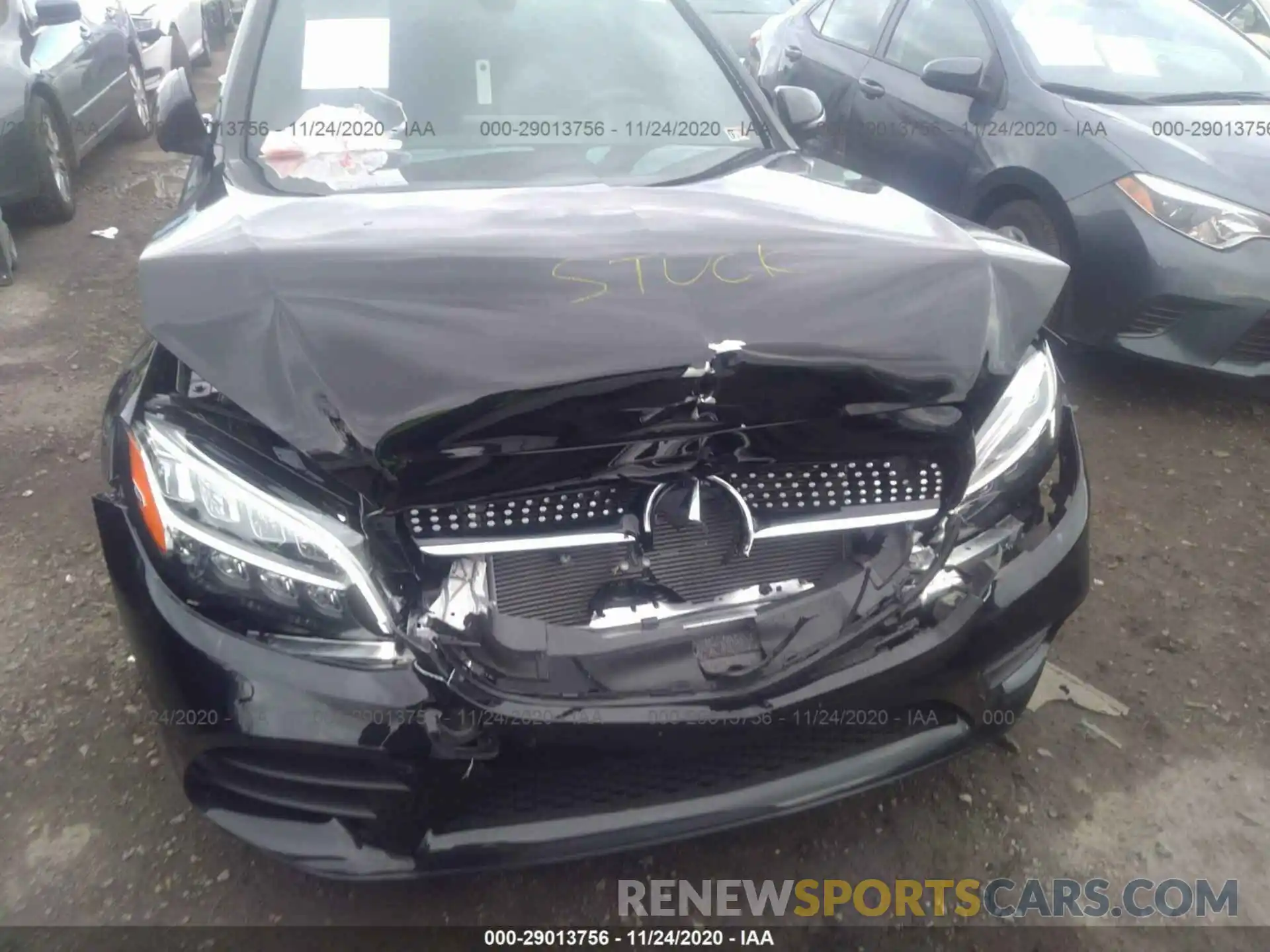 6 Photograph of a damaged car W1KWF8EB4LR596530 MERCEDES-BENZ C-CLASS 2020