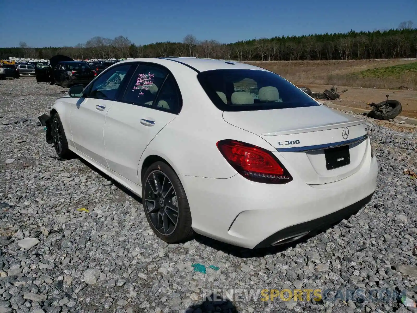 3 Photograph of a damaged car W1KWF8EB4LR596673 MERCEDES-BENZ C-CLASS 2020