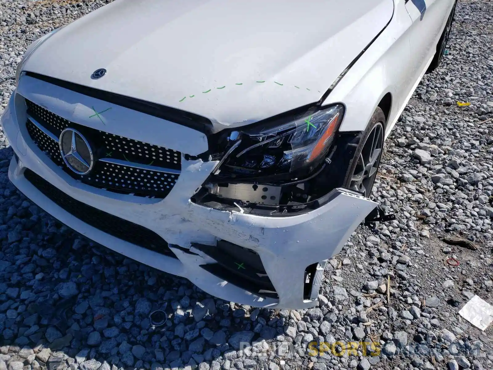 9 Photograph of a damaged car W1KWF8EB4LR596673 MERCEDES-BENZ C-CLASS 2020