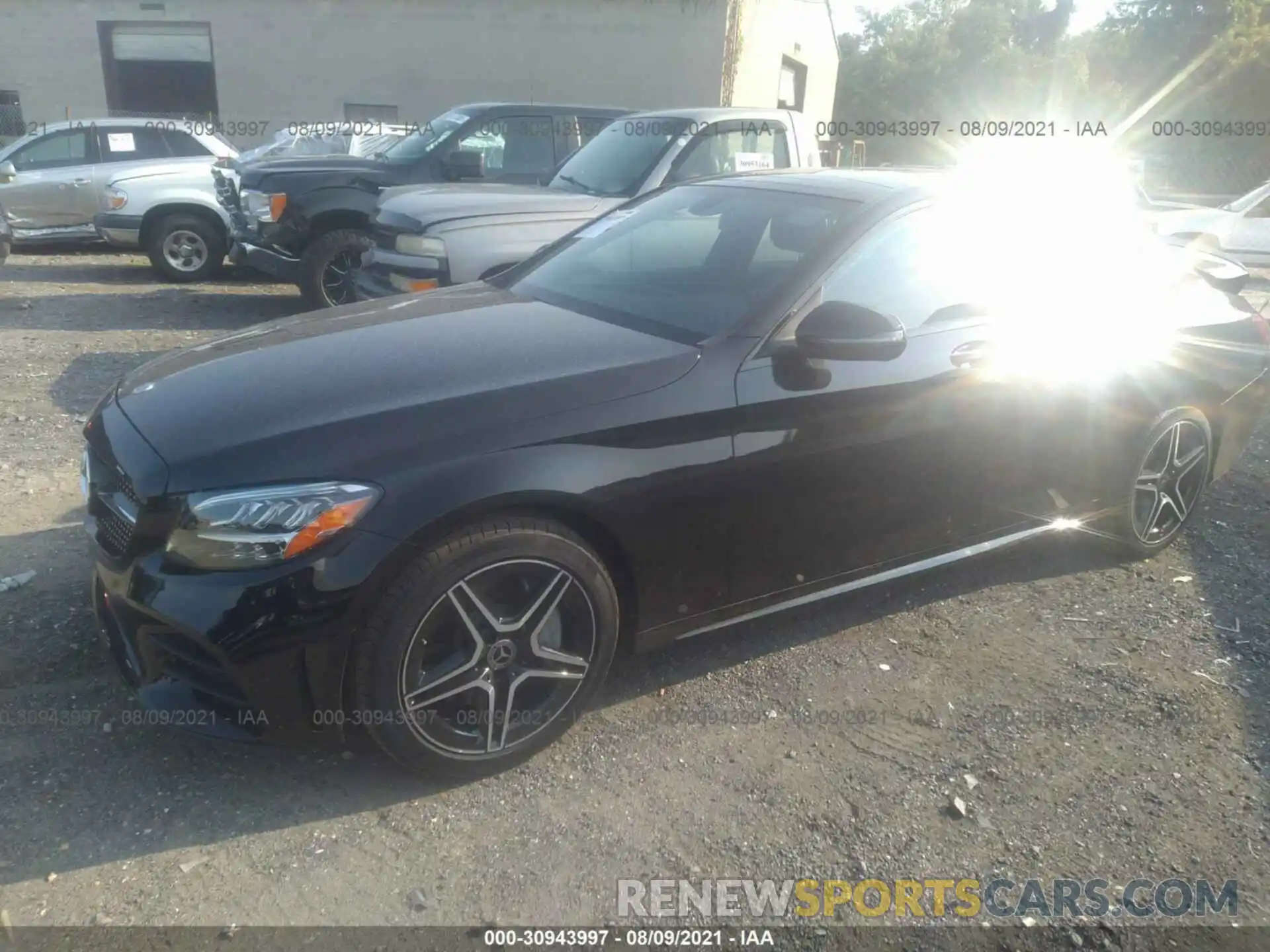 2 Photograph of a damaged car W1KWF8EB4LR596835 MERCEDES-BENZ C-CLASS 2020