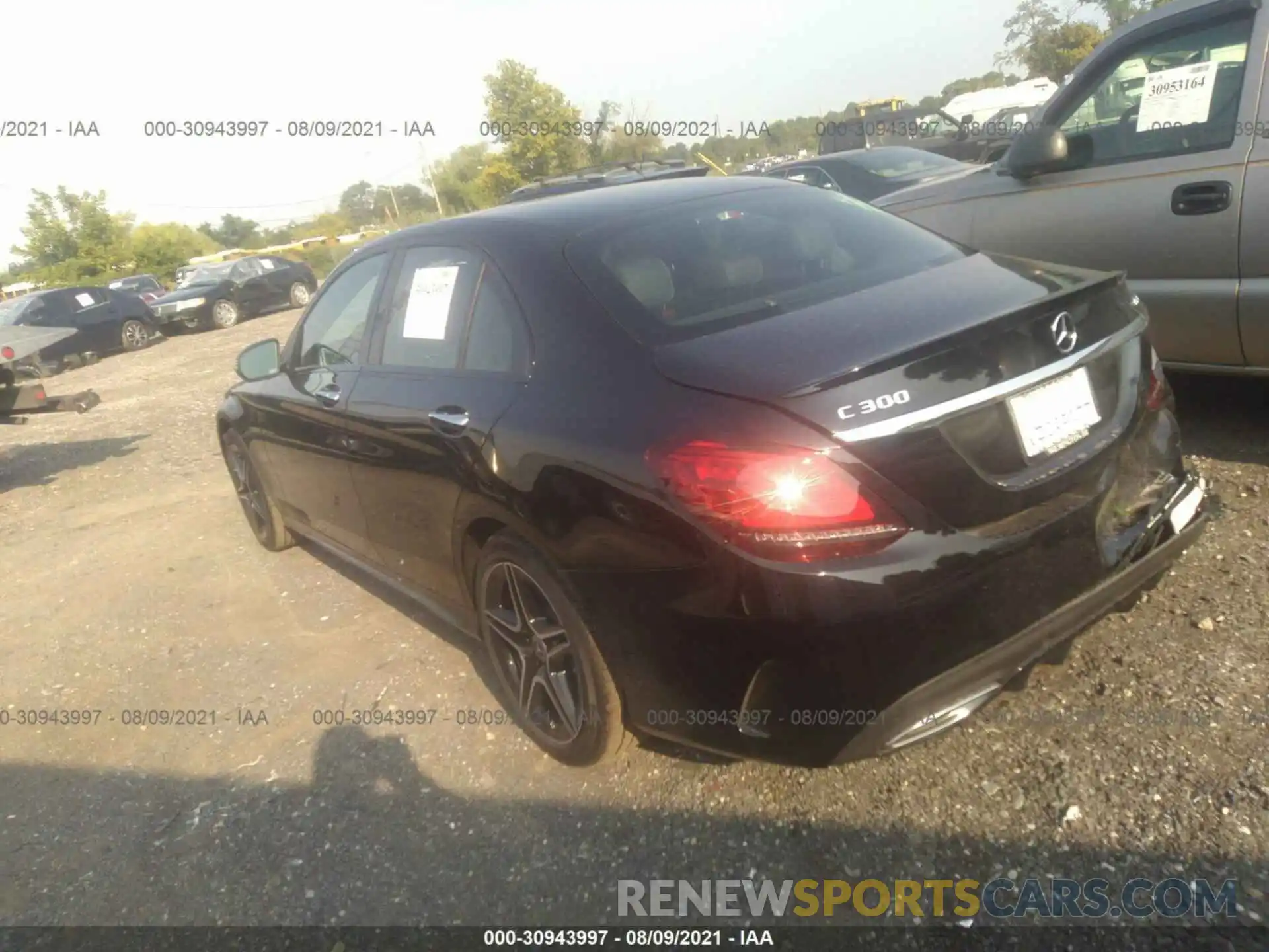 3 Photograph of a damaged car W1KWF8EB4LR596835 MERCEDES-BENZ C-CLASS 2020