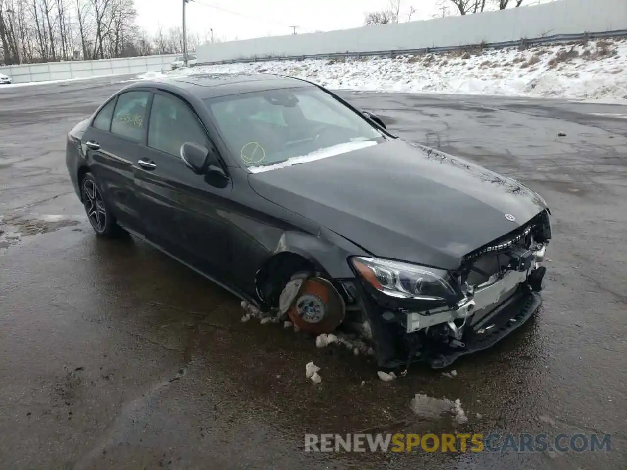 1 Photograph of a damaged car W1KWF8EB4LR597239 MERCEDES-BENZ C-CLASS 2020