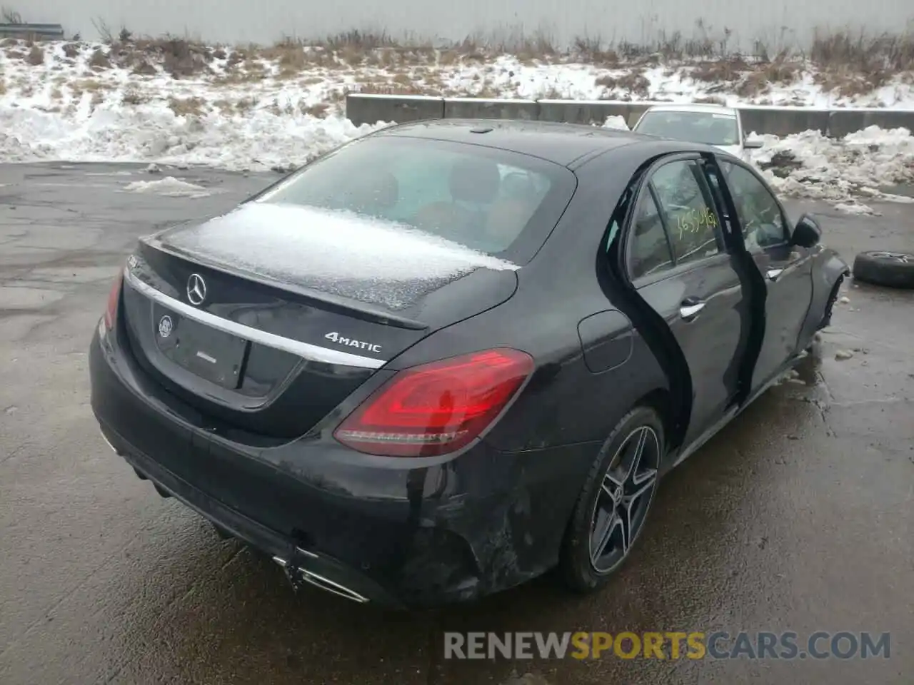 4 Photograph of a damaged car W1KWF8EB4LR597239 MERCEDES-BENZ C-CLASS 2020