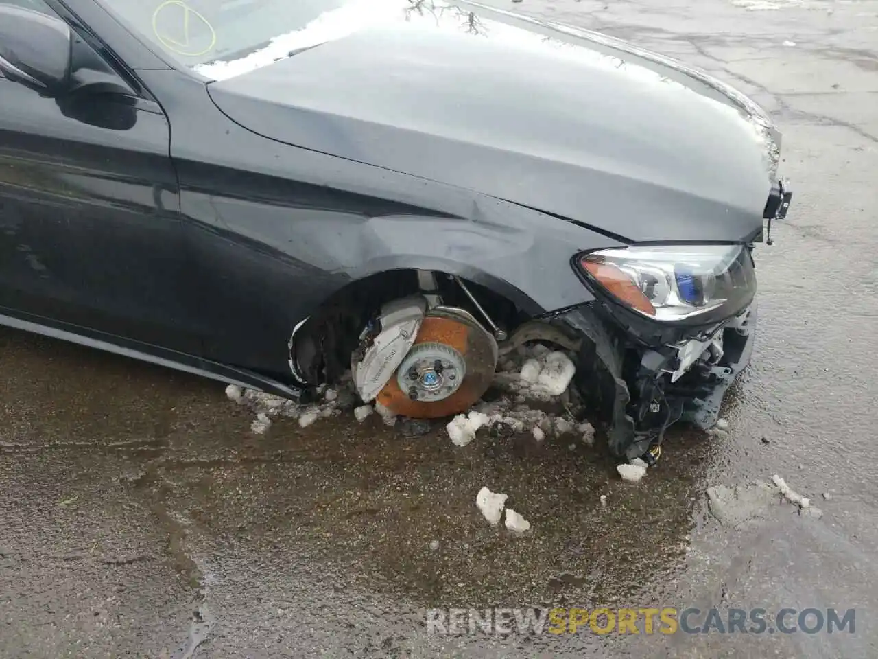 9 Photograph of a damaged car W1KWF8EB4LR597239 MERCEDES-BENZ C-CLASS 2020