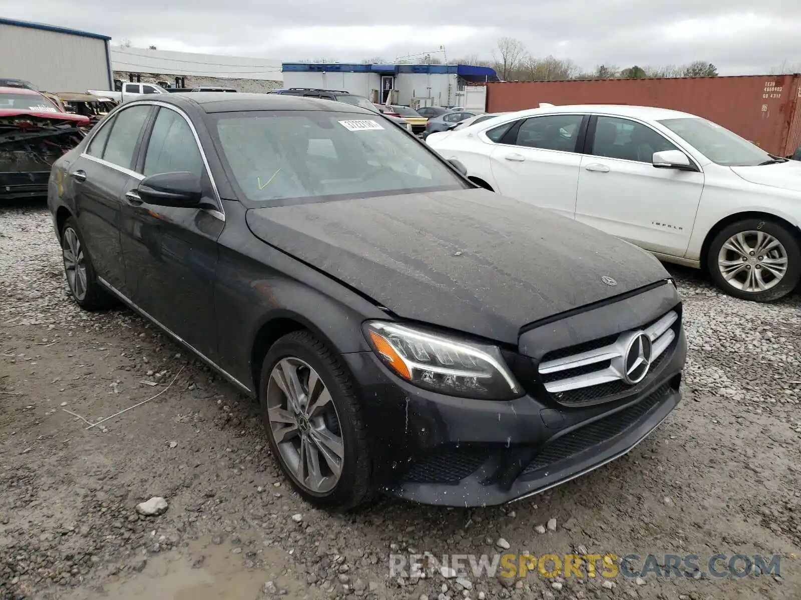 1 Photograph of a damaged car W1KWF8EB4LR599511 MERCEDES-BENZ C CLASS 2020