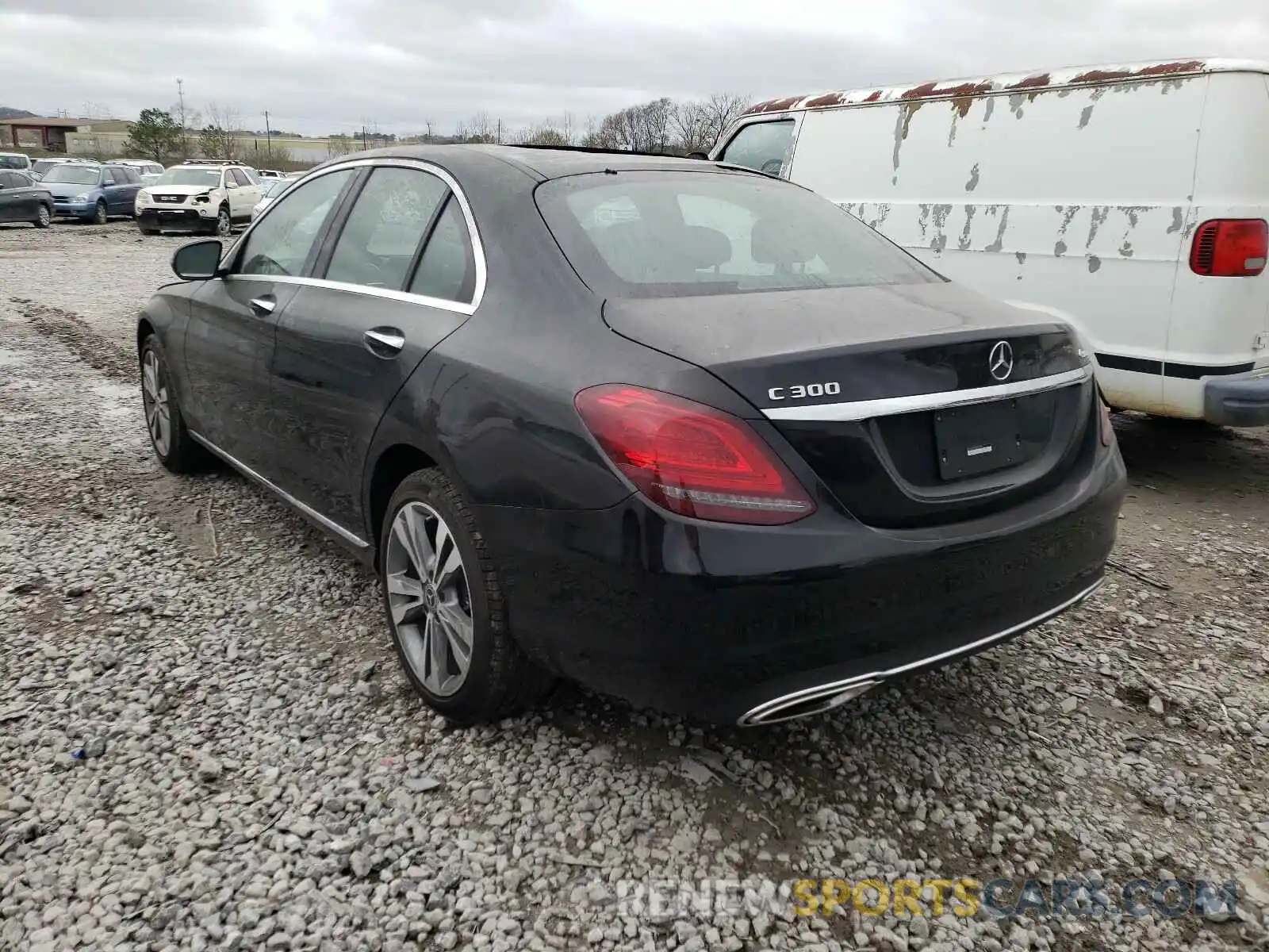 3 Фотография поврежденного автомобиля W1KWF8EB4LR599511 MERCEDES-BENZ C CLASS 2020