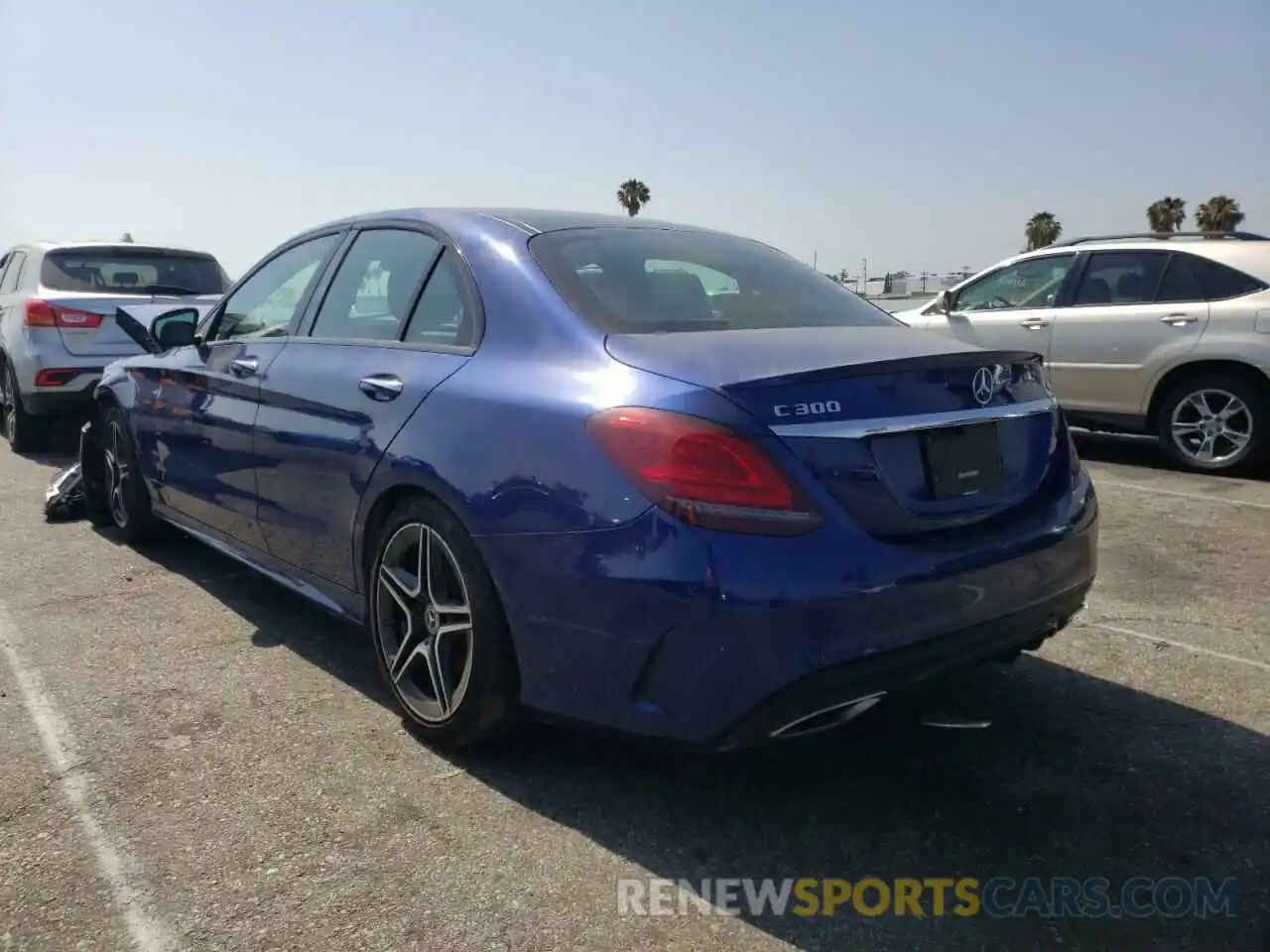 3 Photograph of a damaged car W1KWF8EB5LR574651 MERCEDES-BENZ C-CLASS 2020