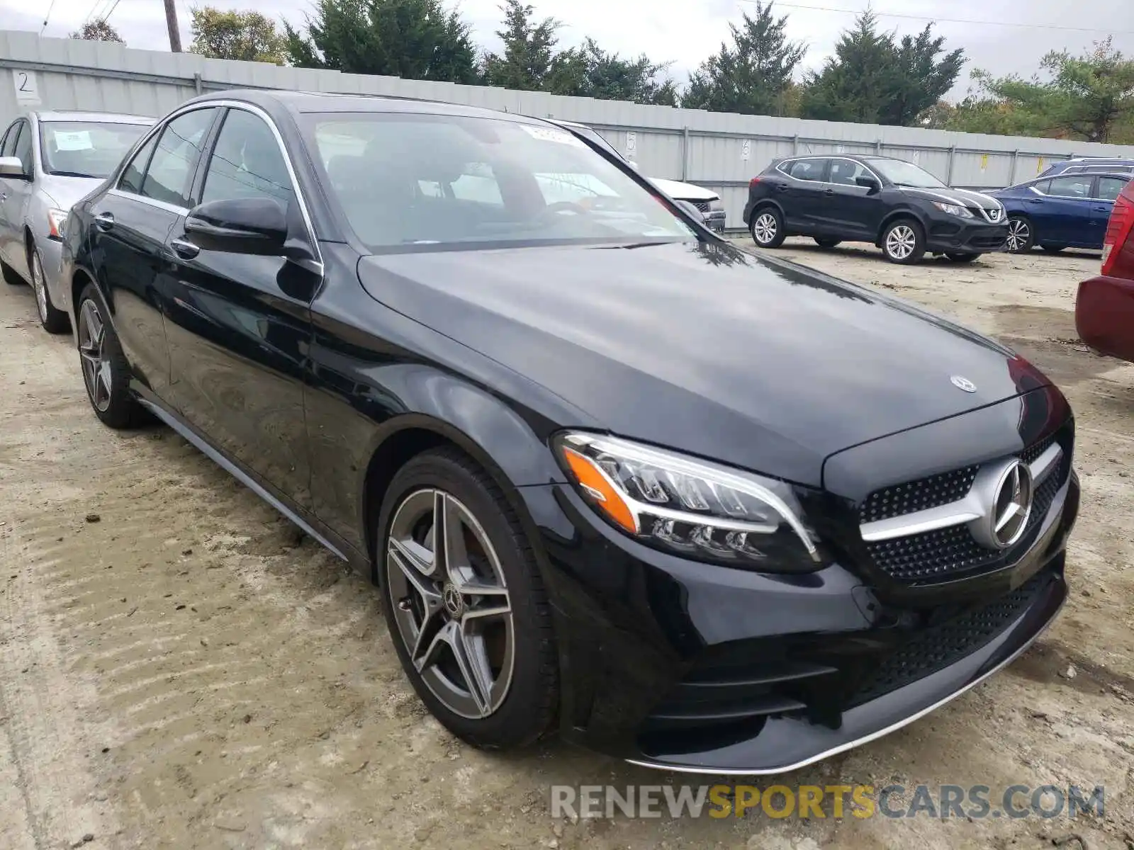 1 Photograph of a damaged car W1KWF8EB5LR578540 MERCEDES-BENZ C-CLASS 2020