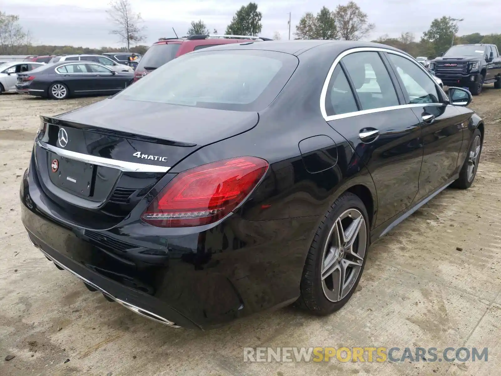 4 Photograph of a damaged car W1KWF8EB5LR578540 MERCEDES-BENZ C-CLASS 2020