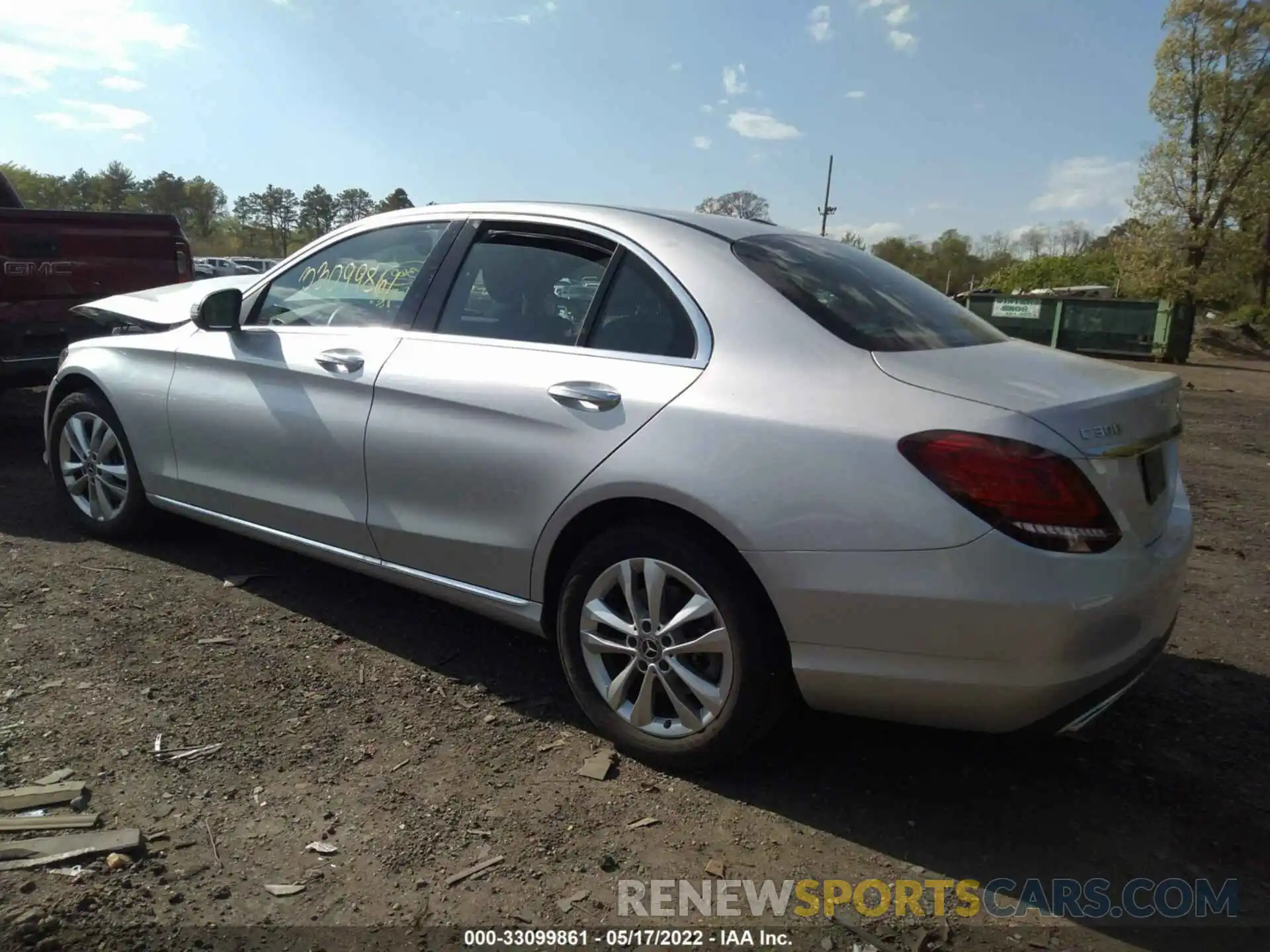 3 Photograph of a damaged car W1KWF8EB5LR593863 MERCEDES-BENZ C-CLASS 2020