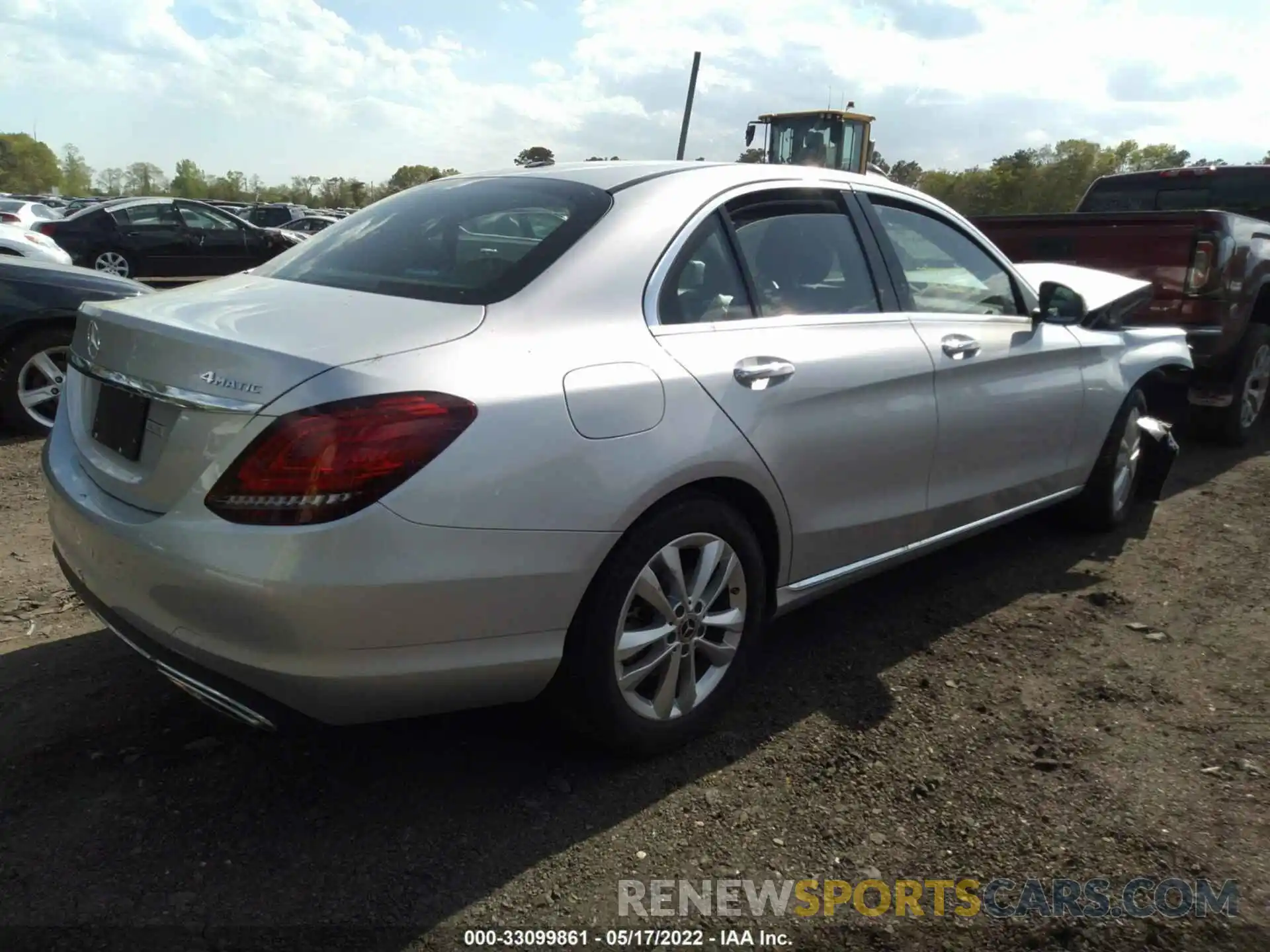 4 Photograph of a damaged car W1KWF8EB5LR593863 MERCEDES-BENZ C-CLASS 2020