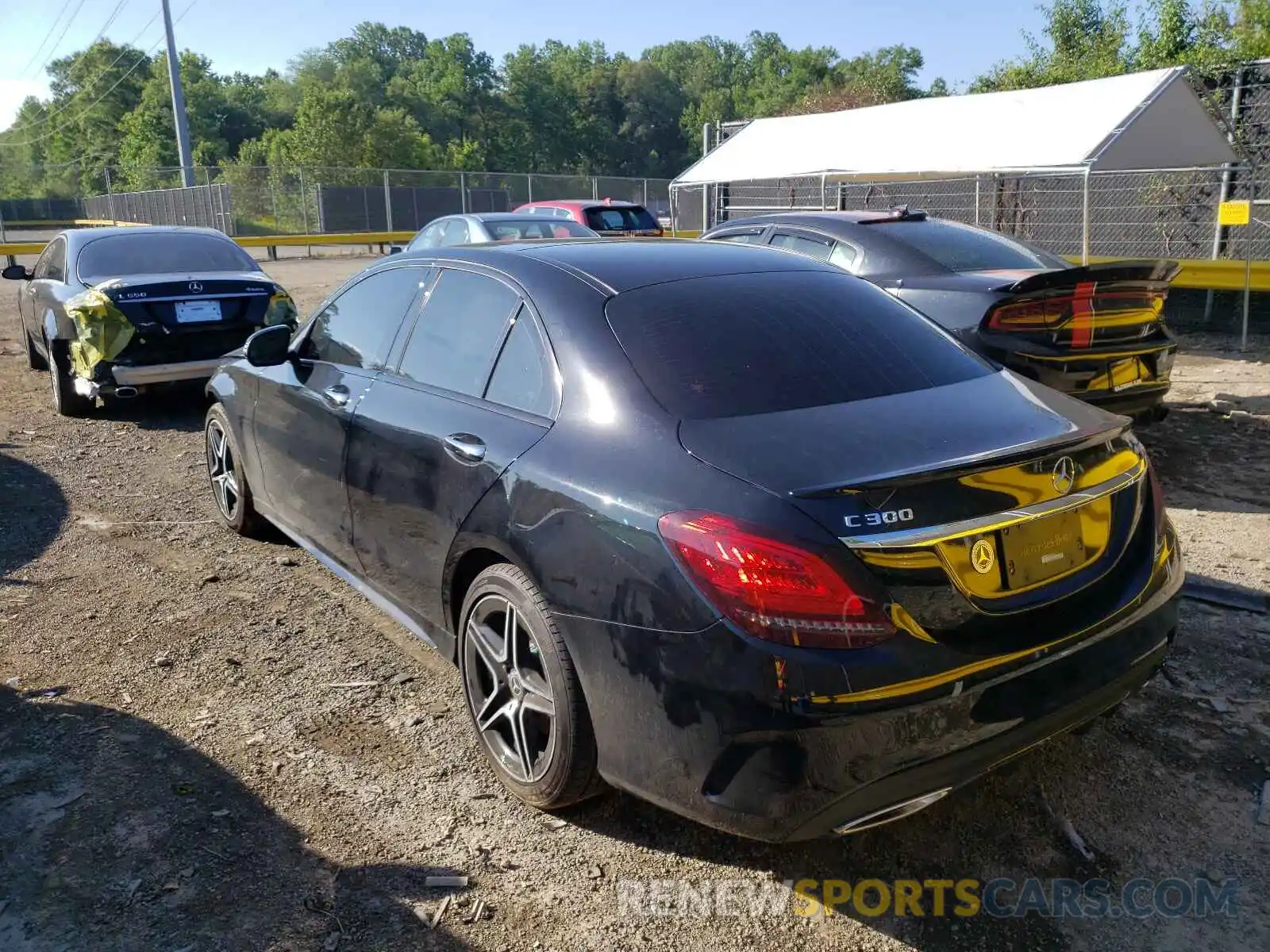 3 Photograph of a damaged car W1KWF8EB5LR596049 MERCEDES-BENZ C-CLASS 2020