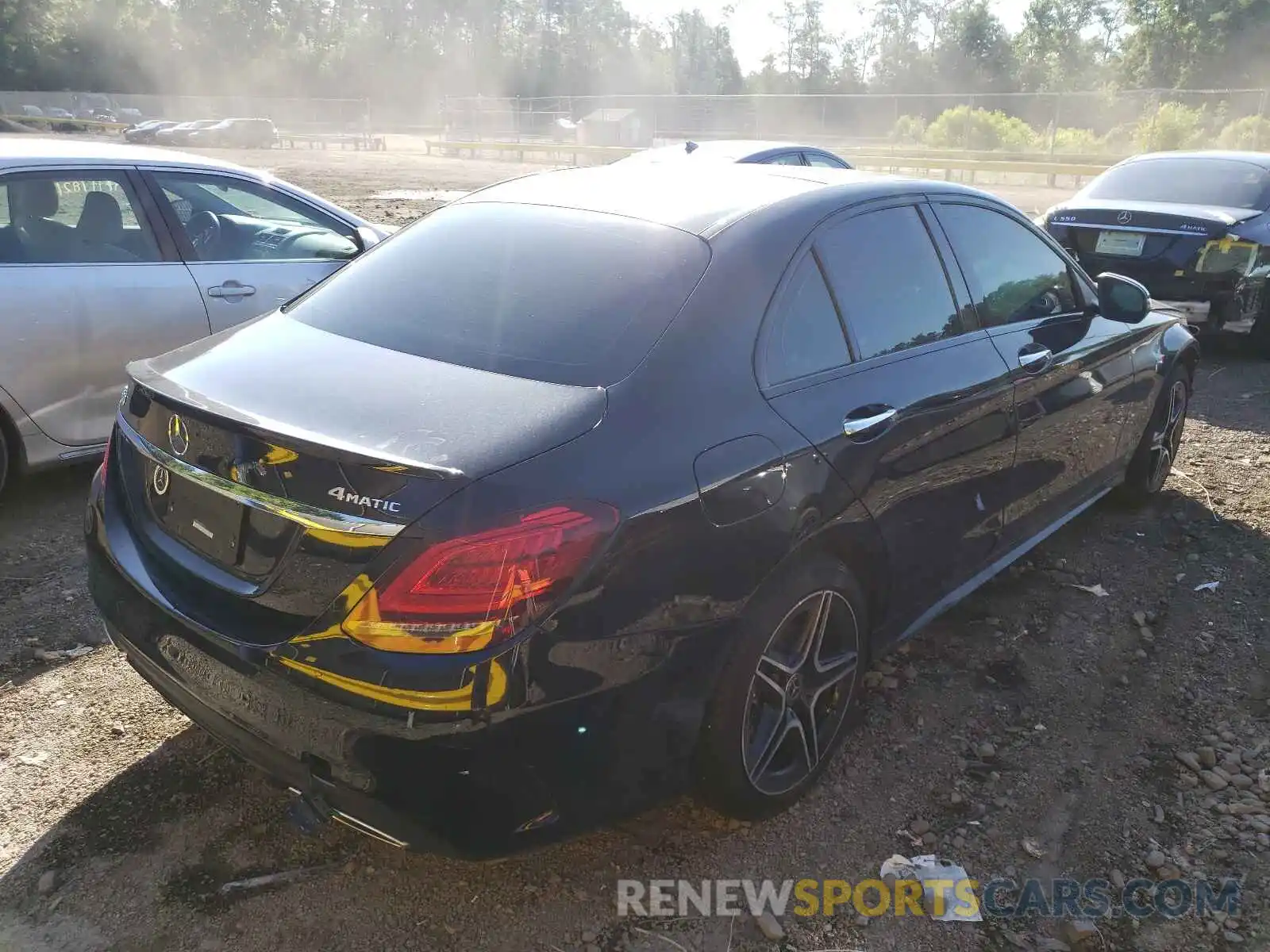 4 Photograph of a damaged car W1KWF8EB5LR596049 MERCEDES-BENZ C-CLASS 2020