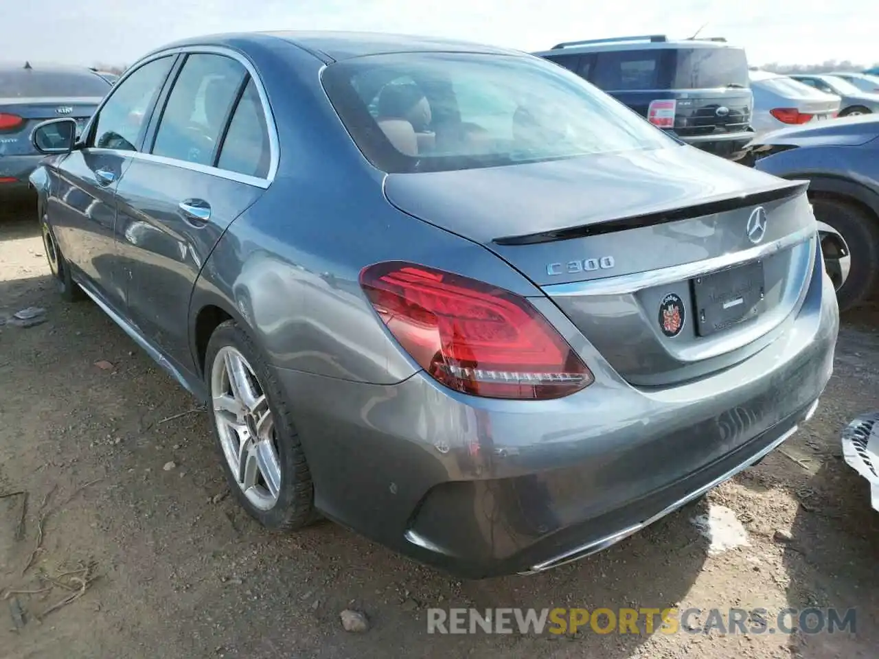 3 Photograph of a damaged car W1KWF8EB5LR596729 MERCEDES-BENZ C-CLASS 2020