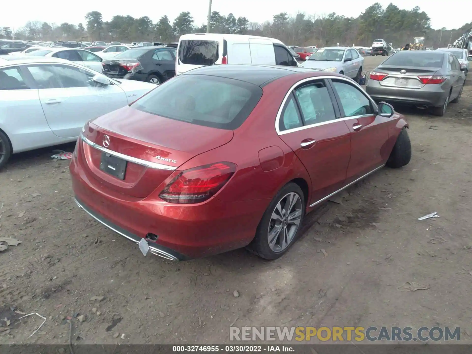 4 Photograph of a damaged car W1KWF8EB5LR602013 MERCEDES-BENZ C-CLASS 2020