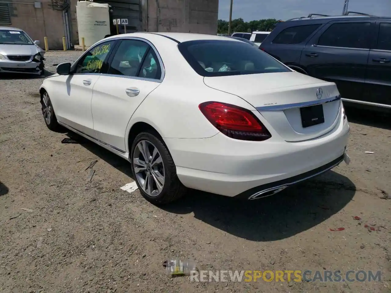 3 Photograph of a damaged car W1KWF8EB6LR574142 MERCEDES-BENZ C-CLASS 2020