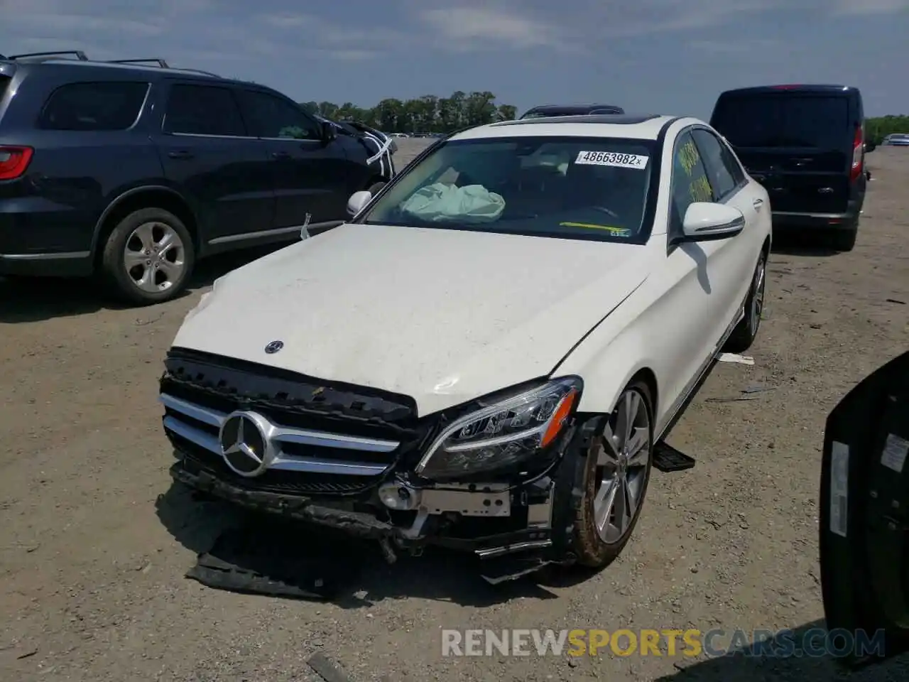 9 Photograph of a damaged car W1KWF8EB6LR574142 MERCEDES-BENZ C-CLASS 2020